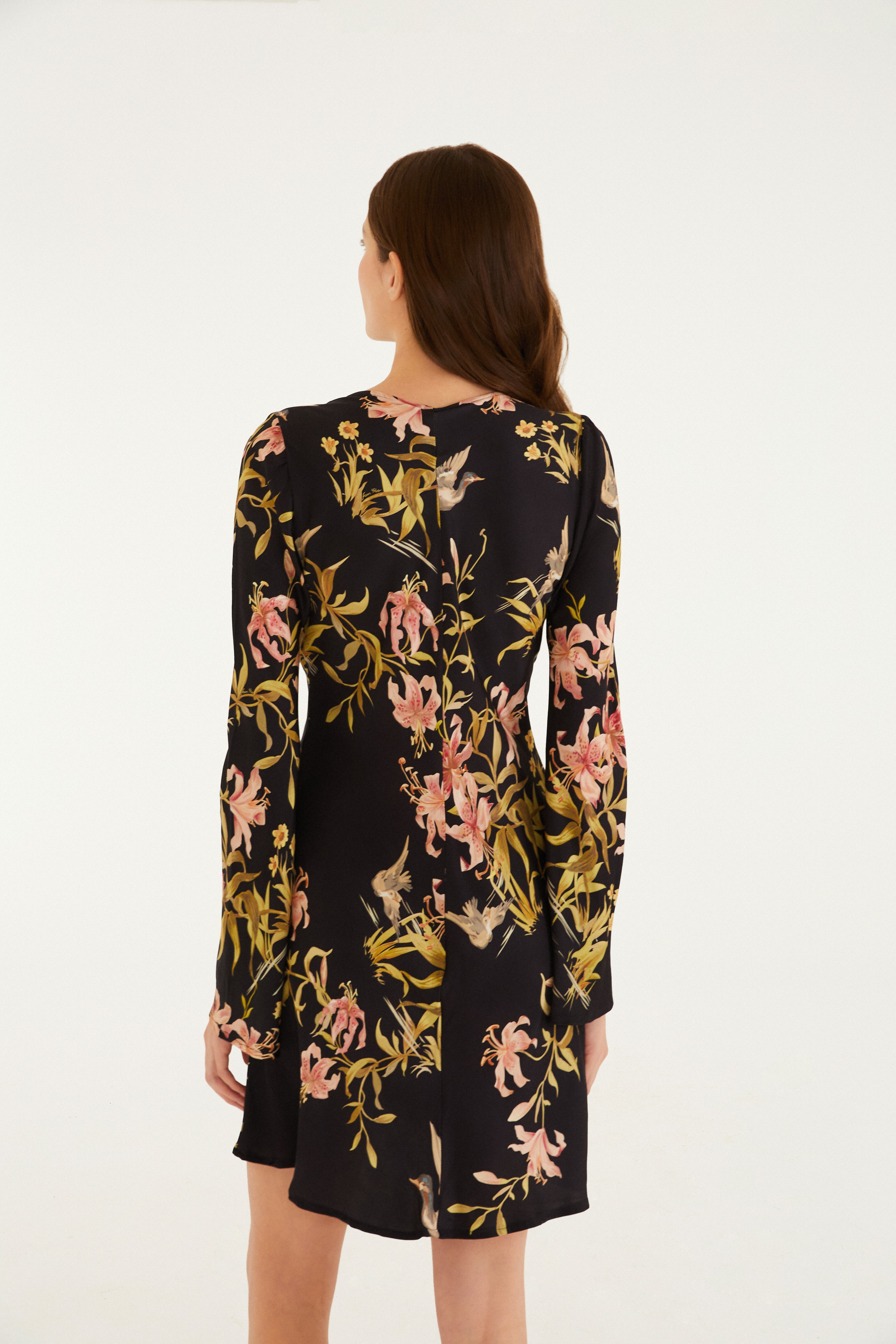 Vestido Curto Estampado Kyoto