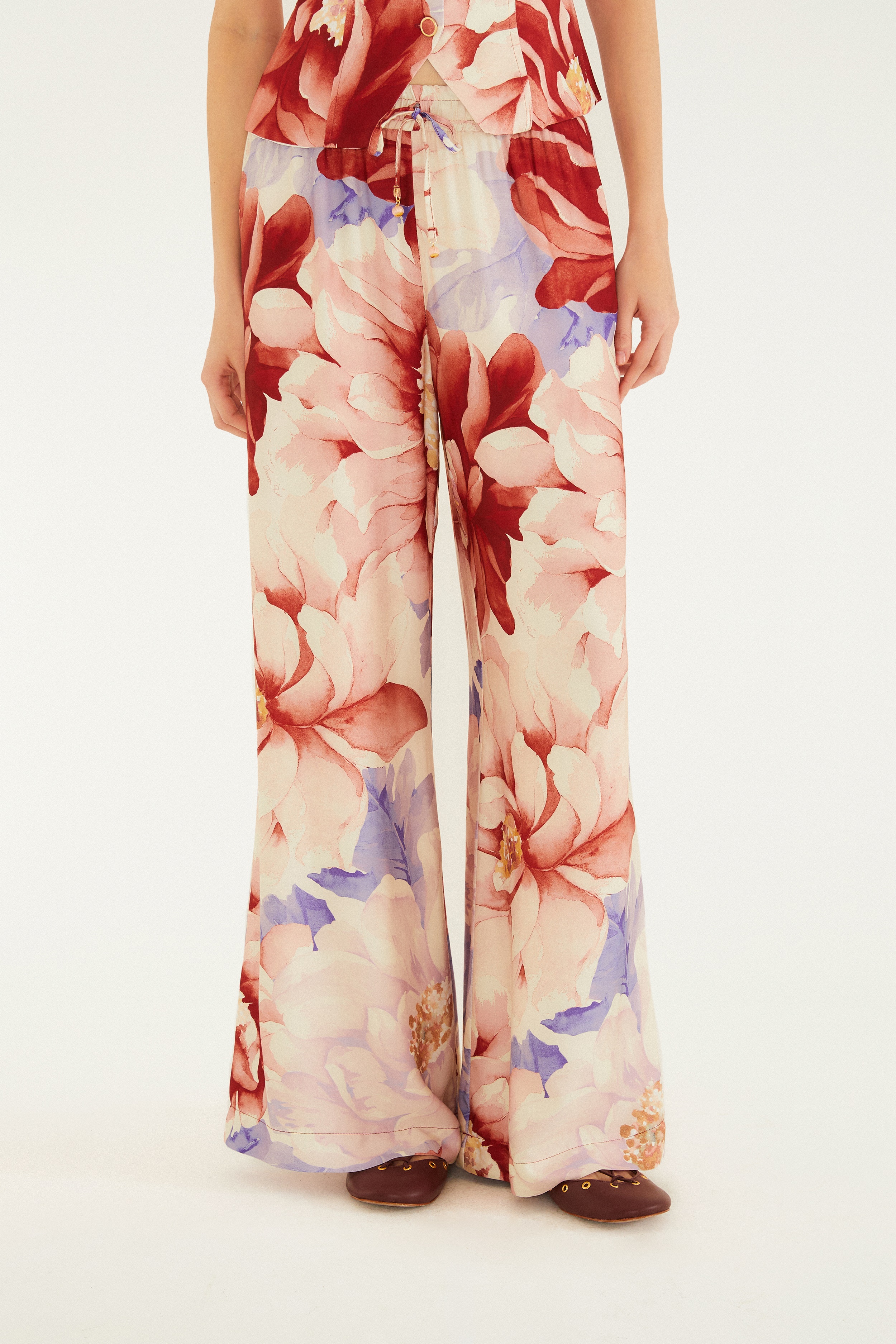 Calça Estampada Floral Doce