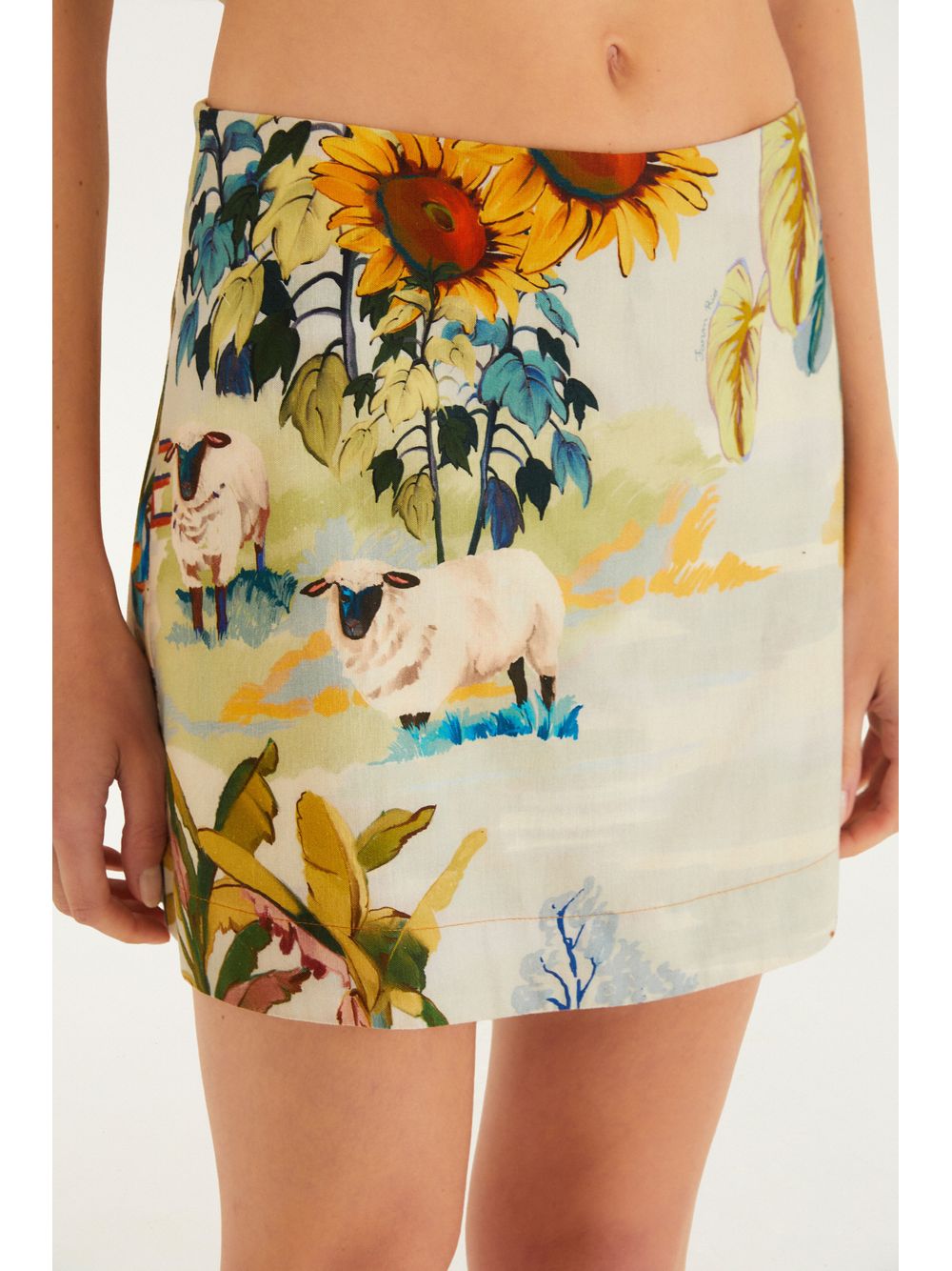 Farm — Short Saia Estampado Fazenda