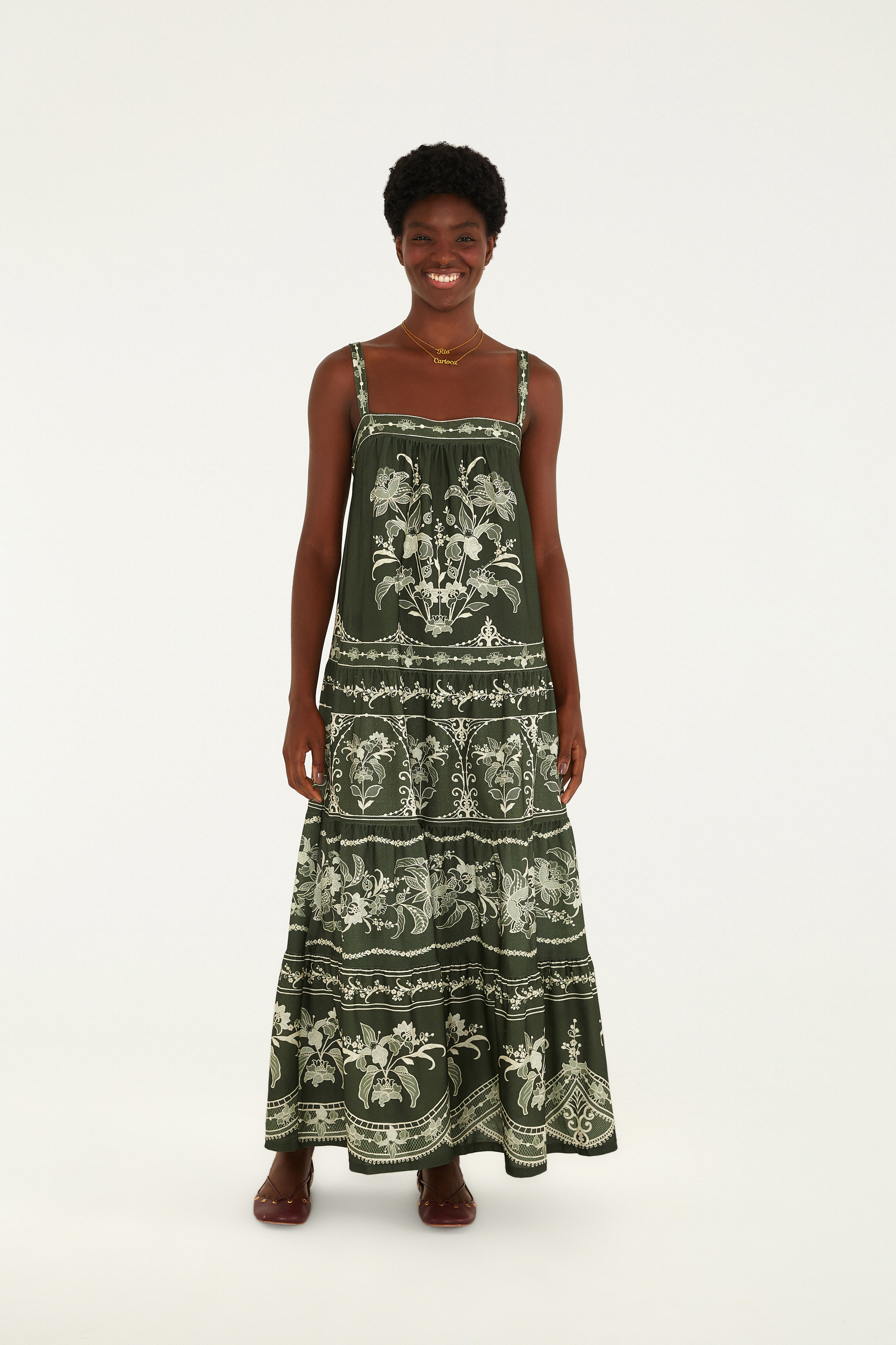Vestido Cropped Estampado Lais