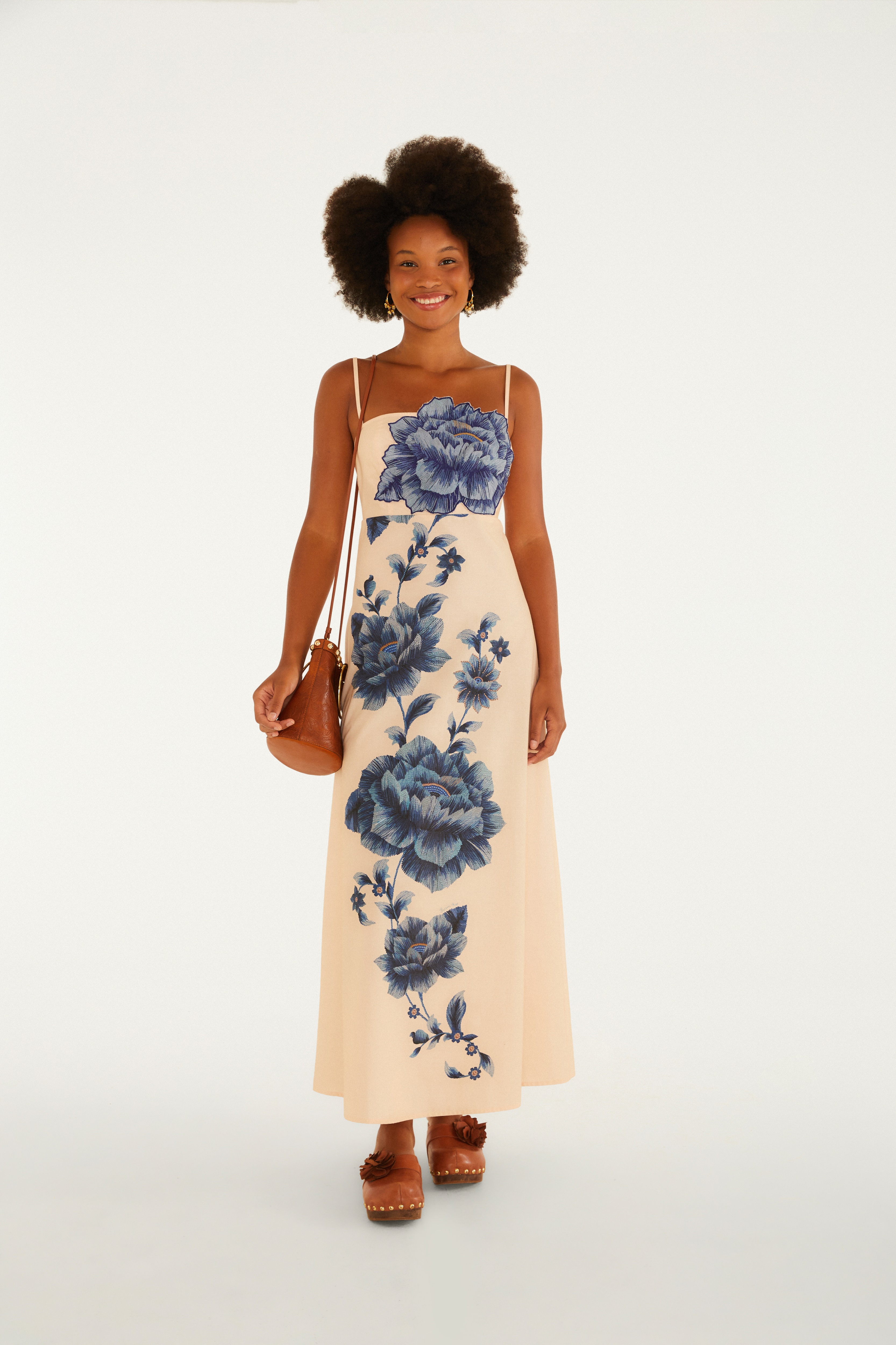 Vestido Cropped Estampado Nara Floral