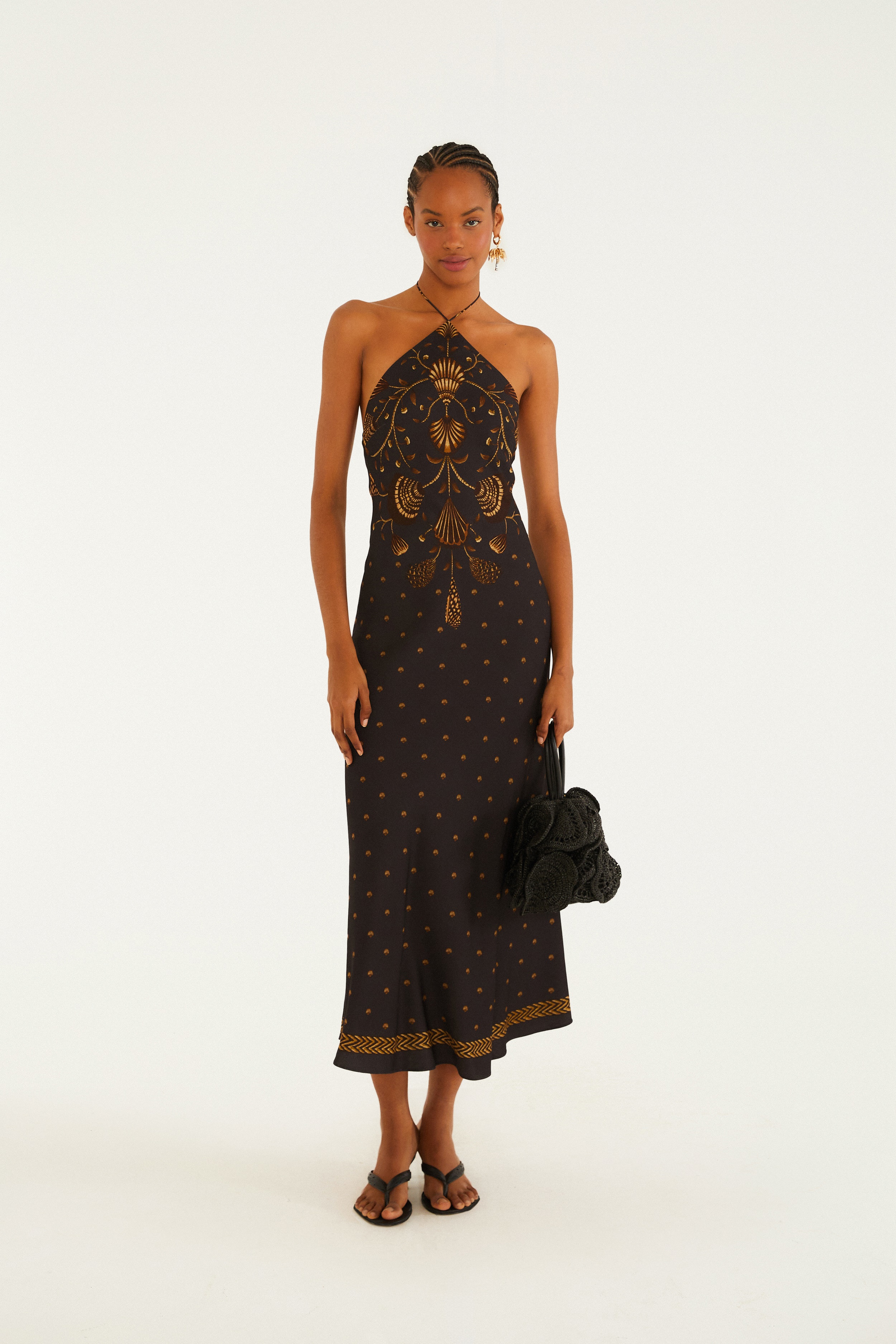 Vestido Estampado Sonho De Concha