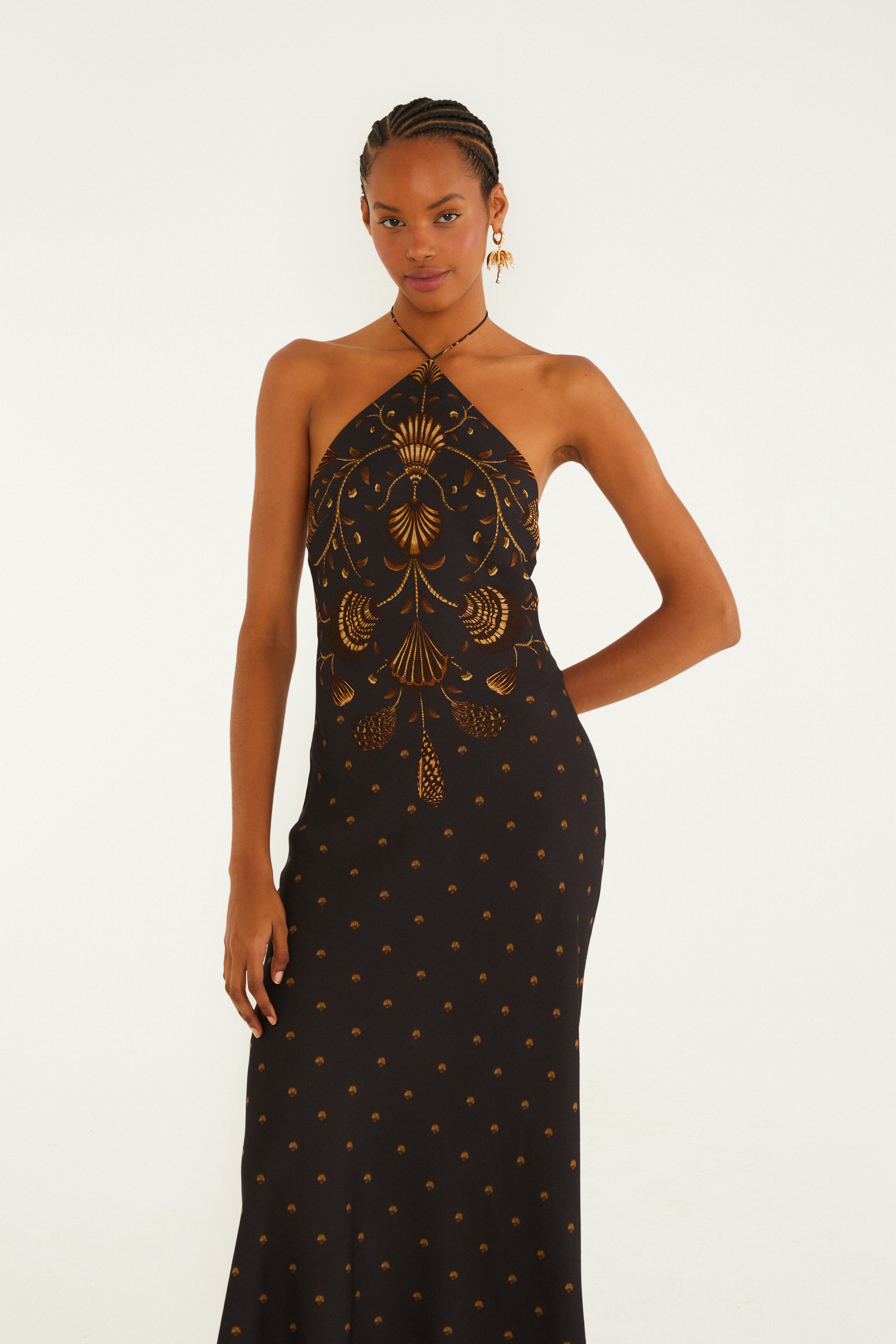 Vestido Estampado Sonho De Concha