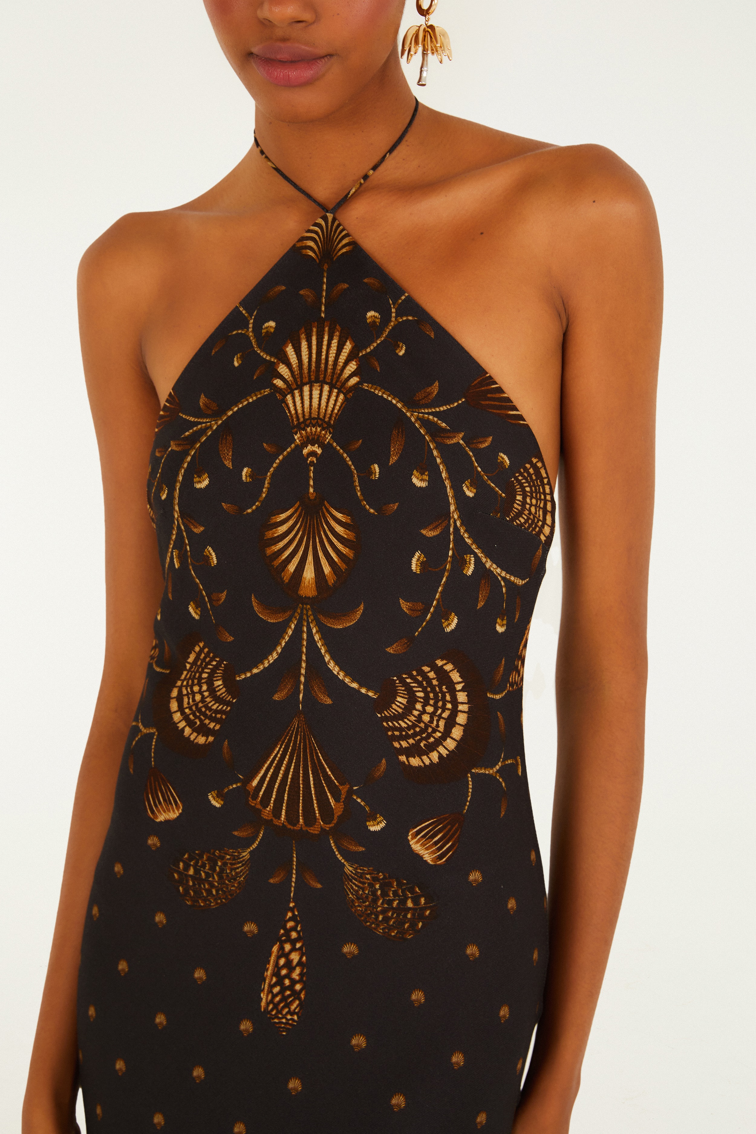 Vestido Estampado Sonho De Concha