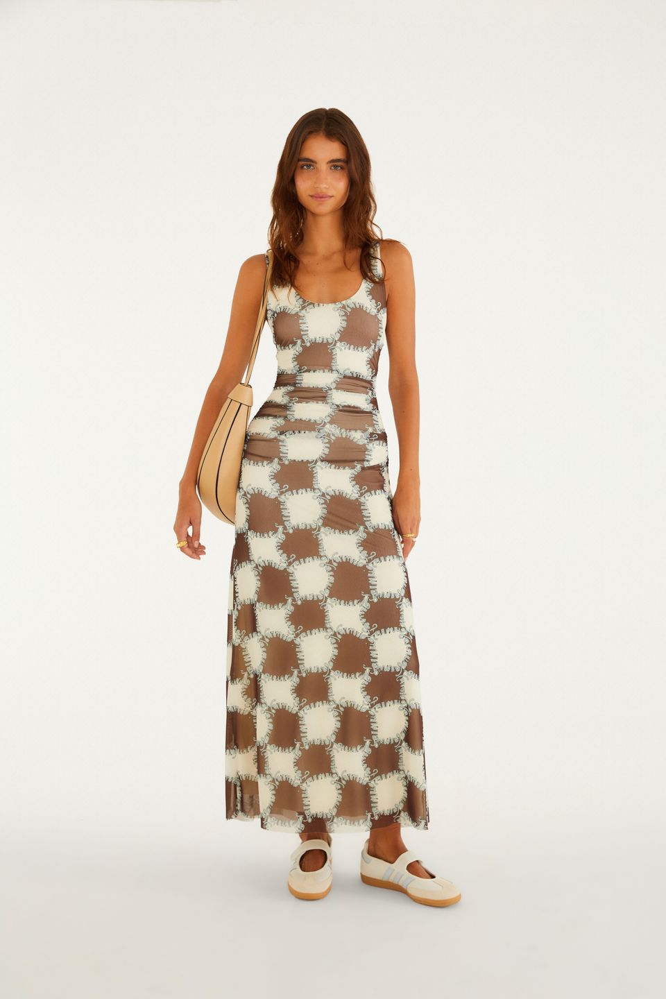 Vestido Tule Estampado Ritmo Carioca