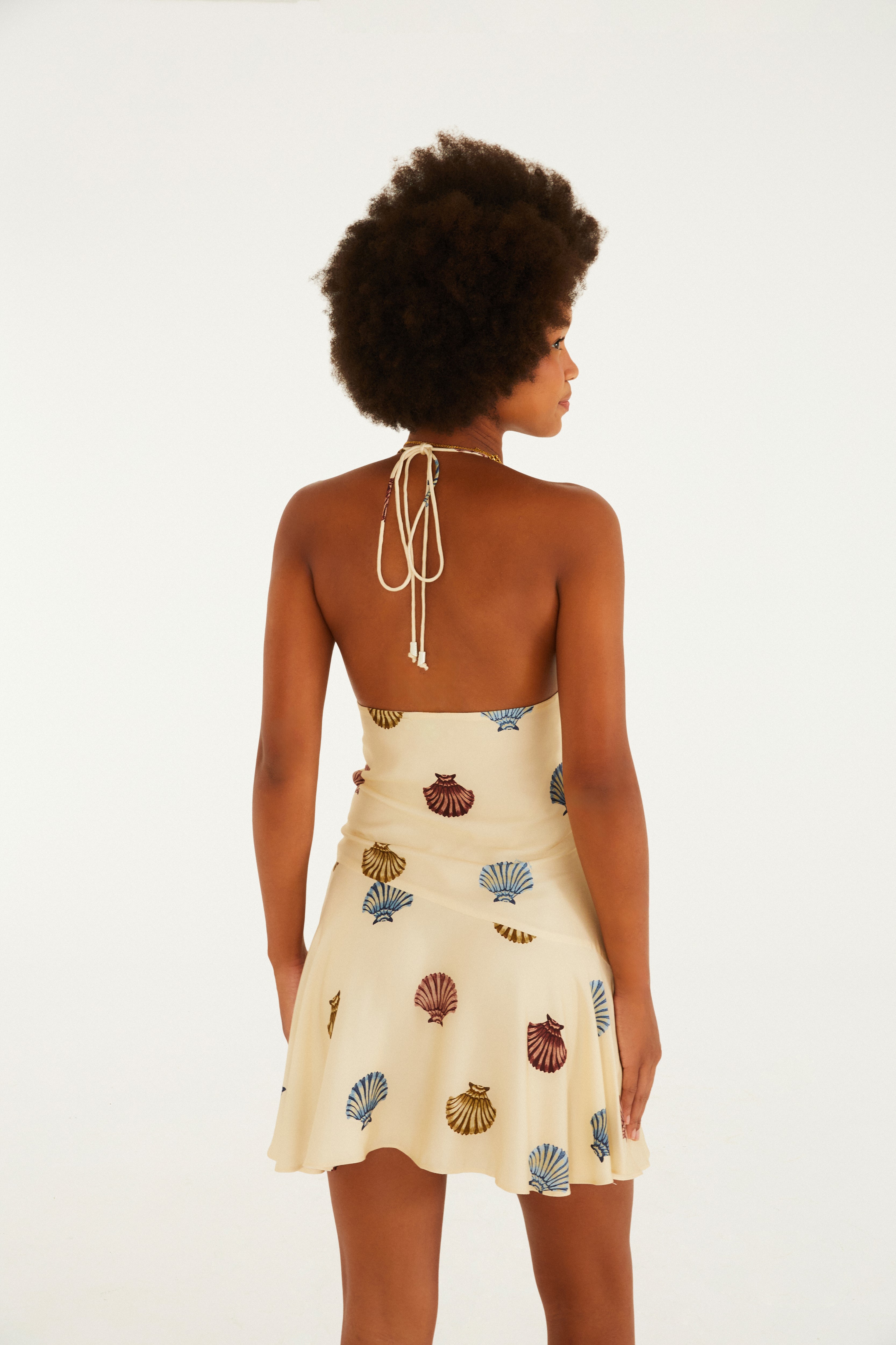 Vestido Curto Estampado Conchita