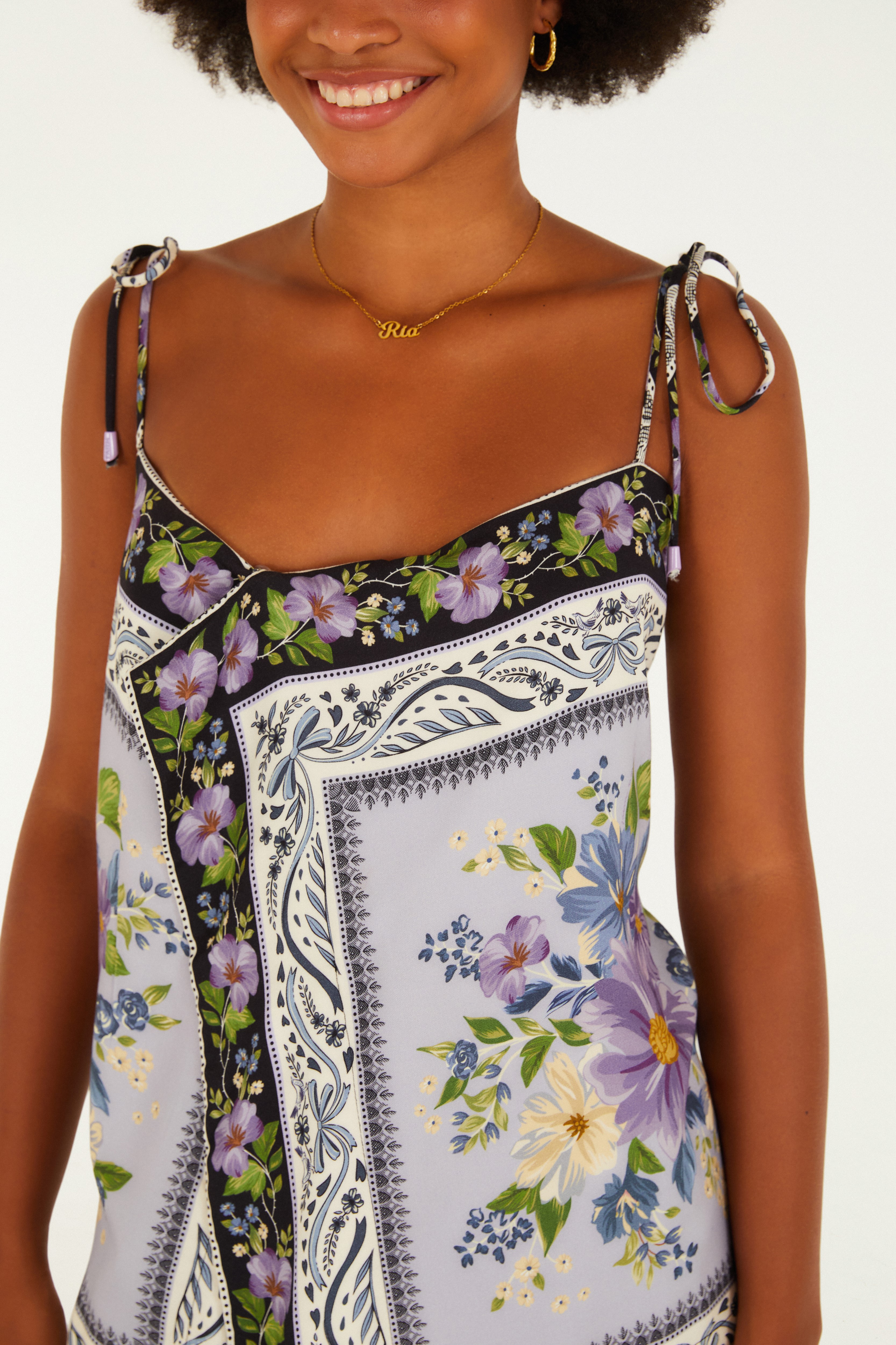 Regata Estampada Lenço Alina