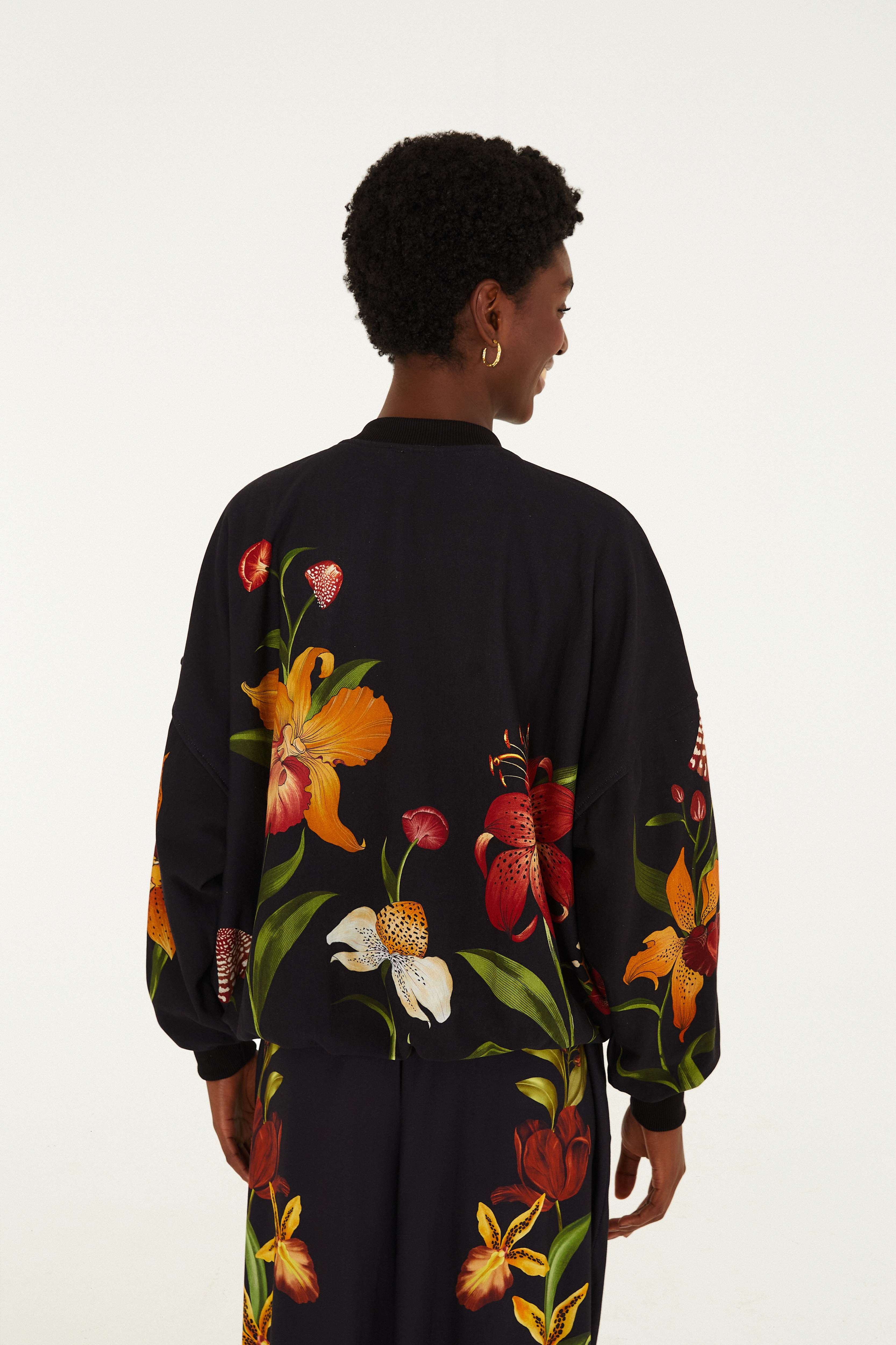 Casaco Estampado Floral Diva