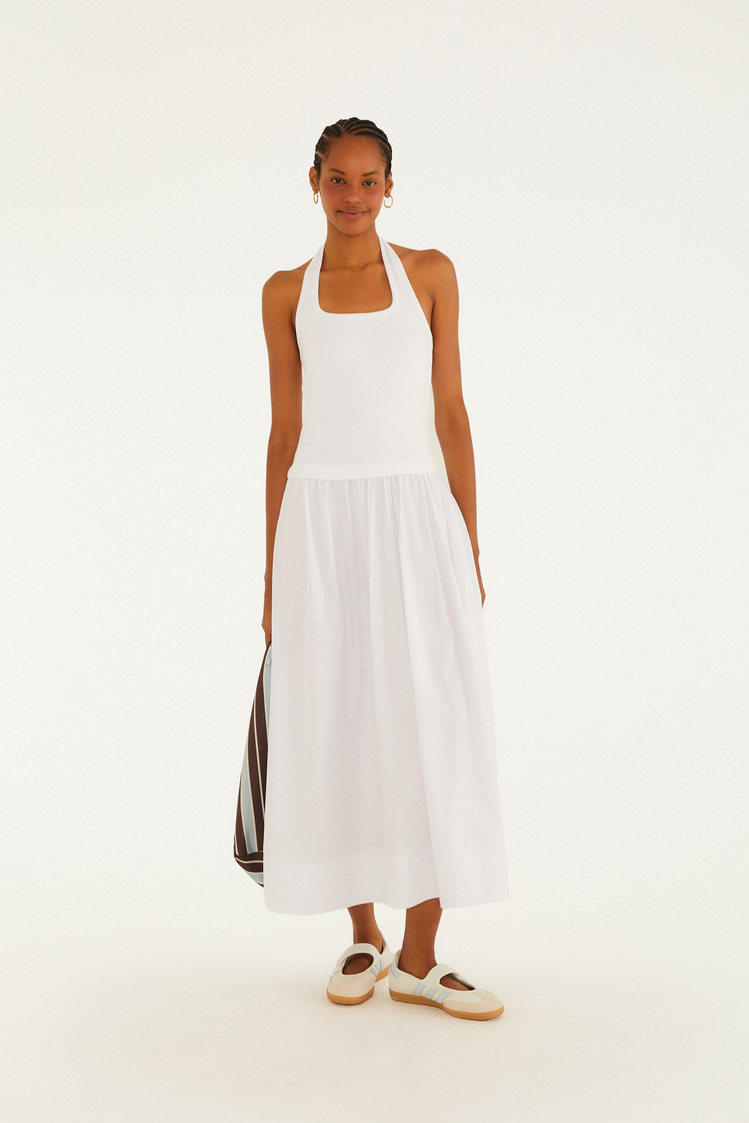 Vestido Cropped Frente Única