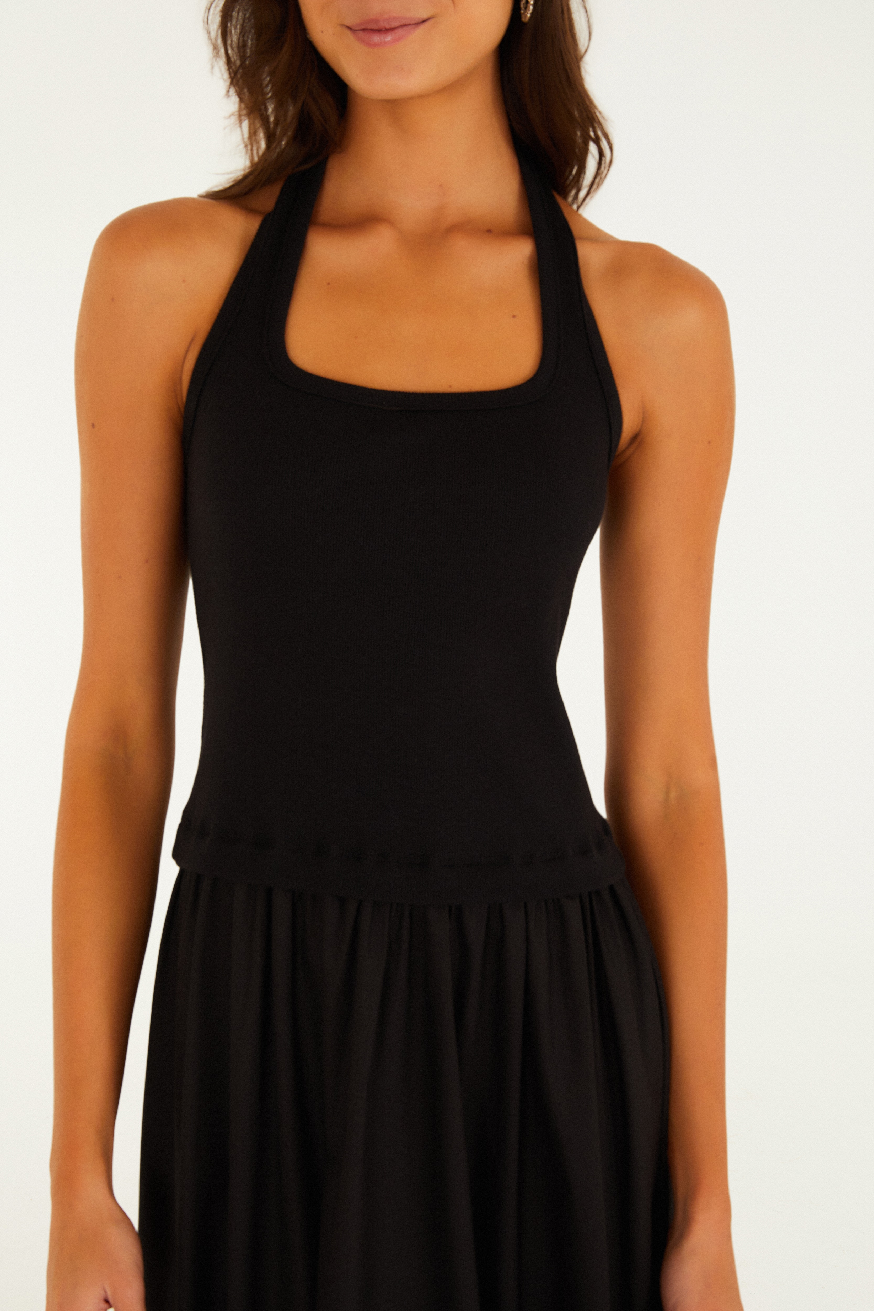 Vestido Cropped Frente Única