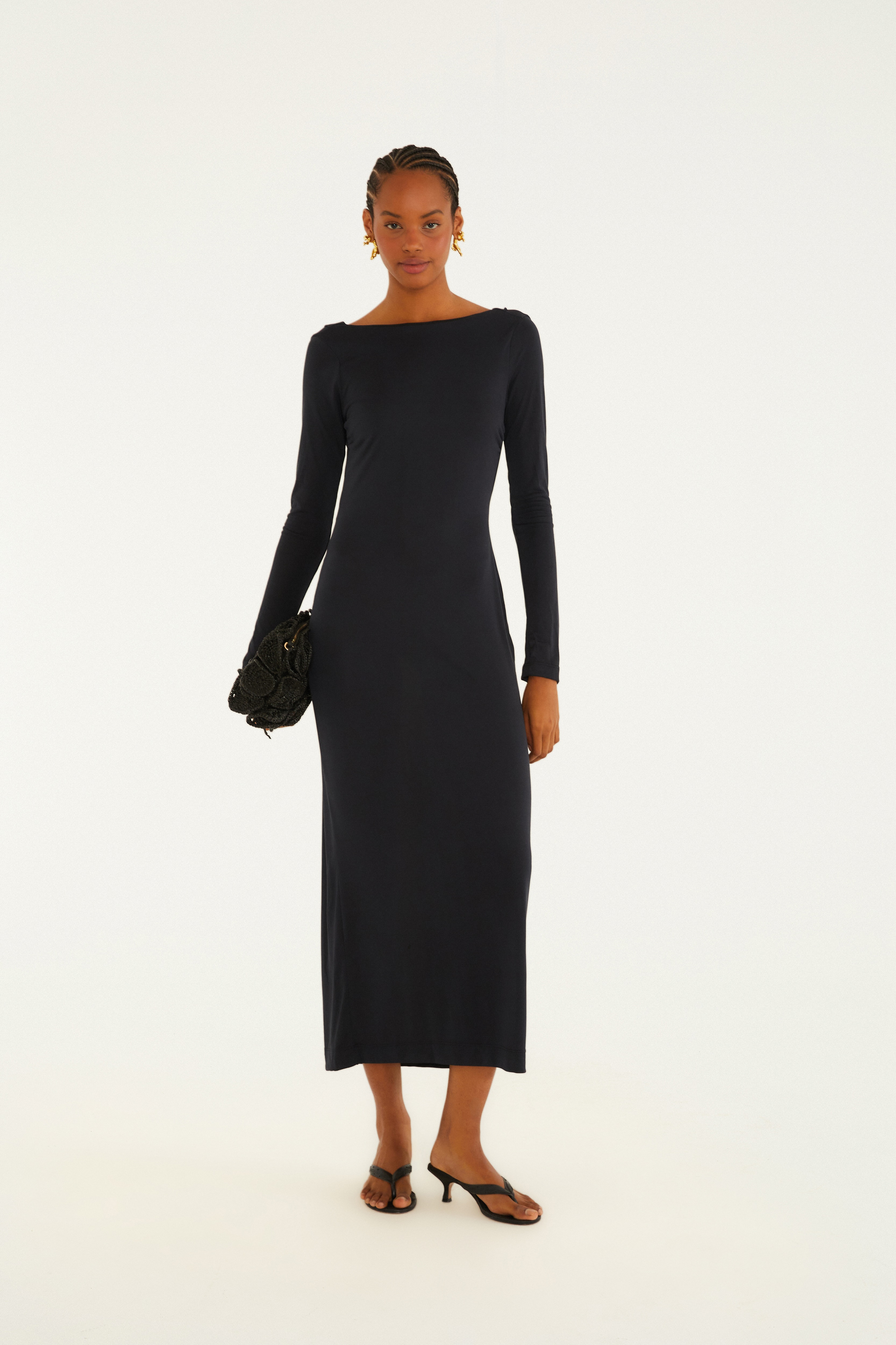Vestido Decote Costas Degagê
