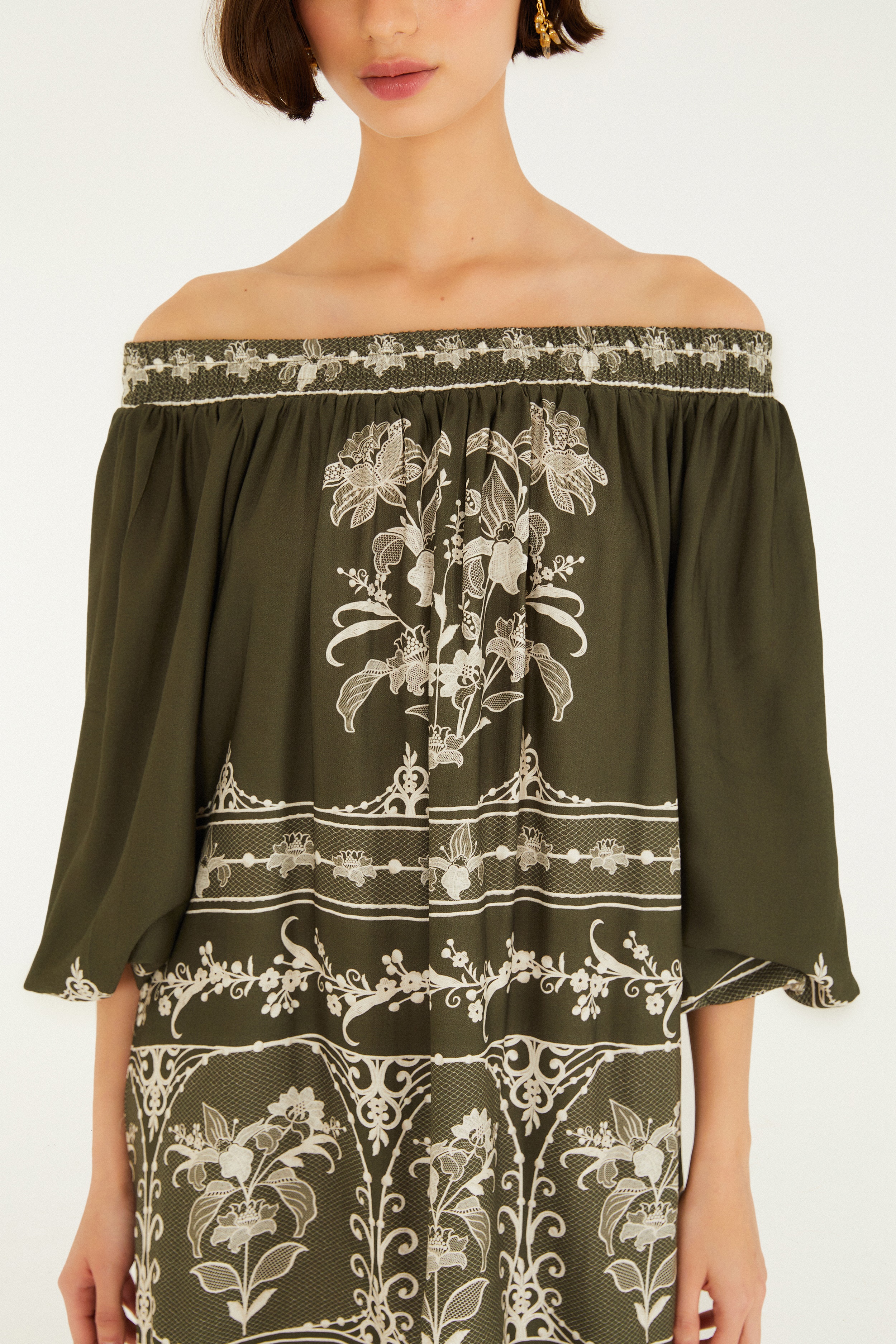 Vestido Curto Estampado Lais