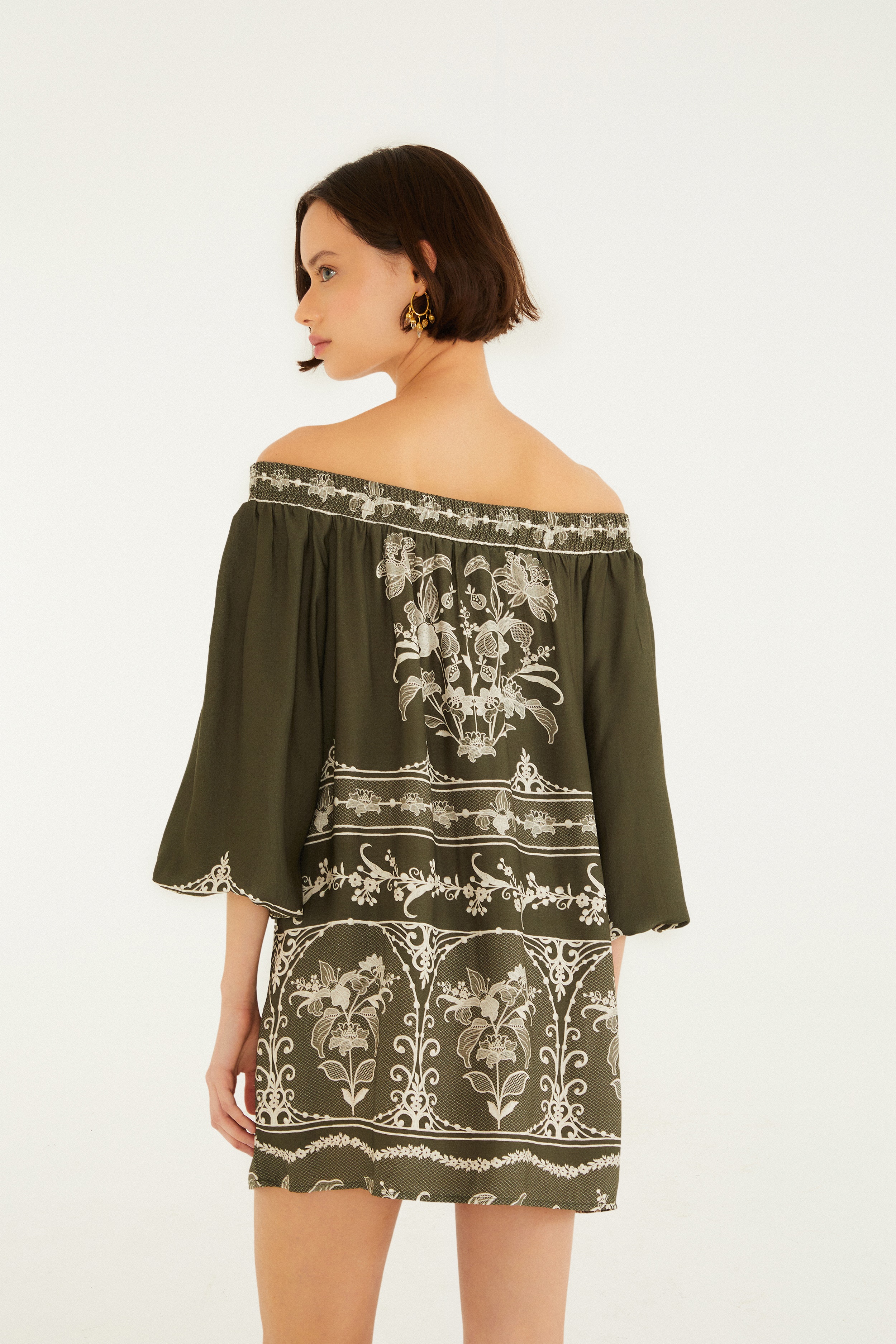Vestido Curto Estampado Lais