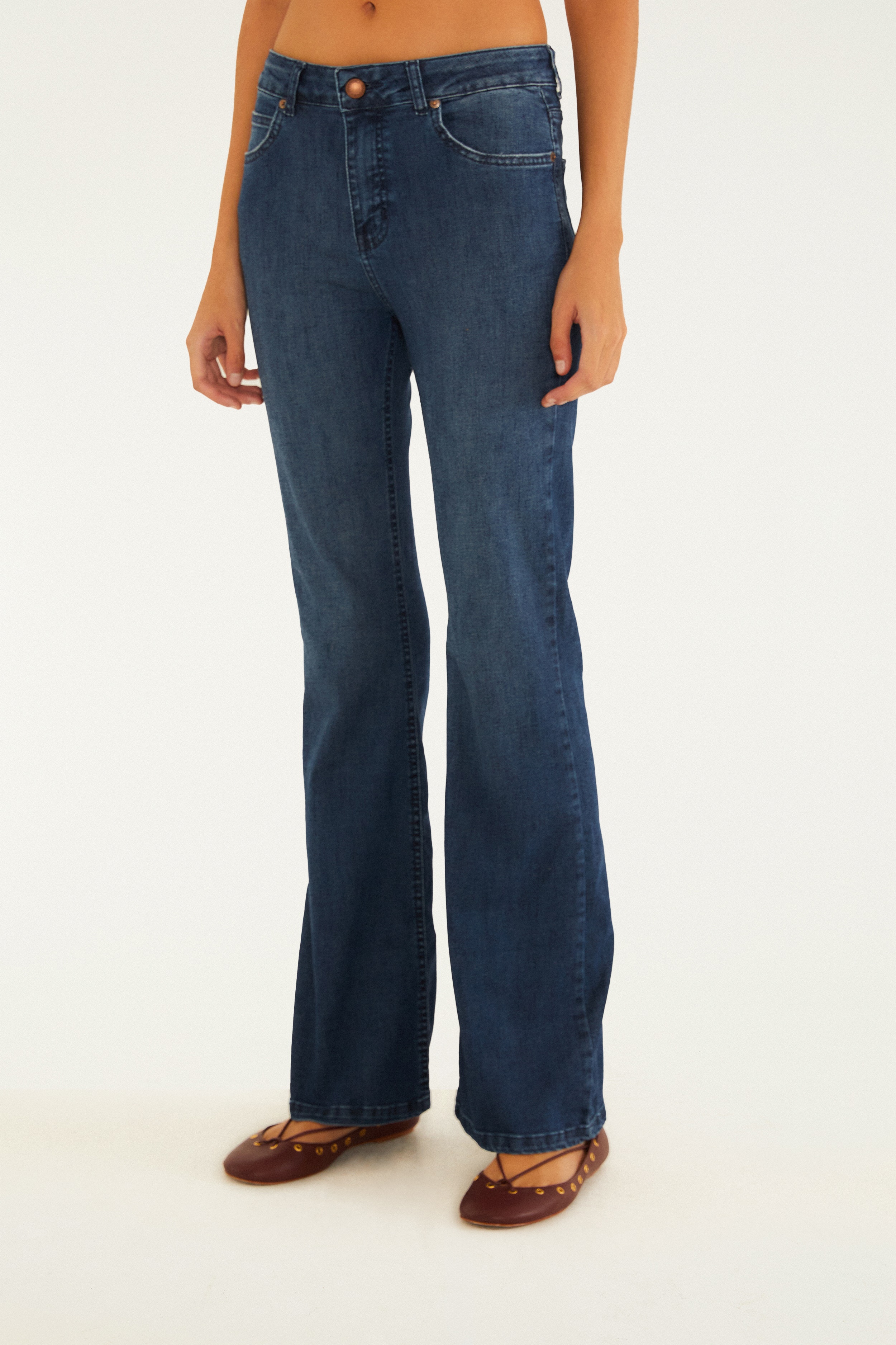 Calça Flare Jeans