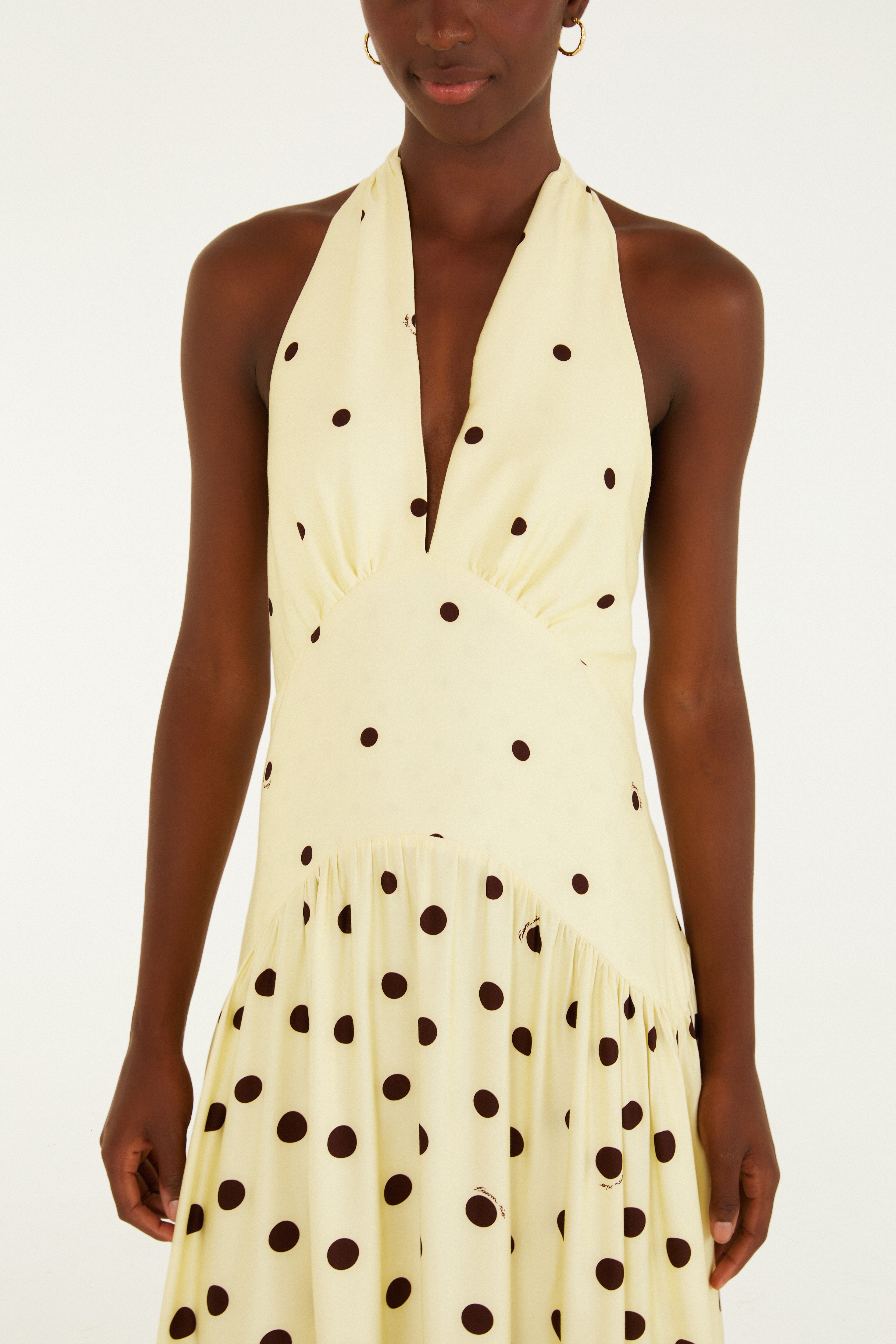 Vestido Estampado Poá Degradê