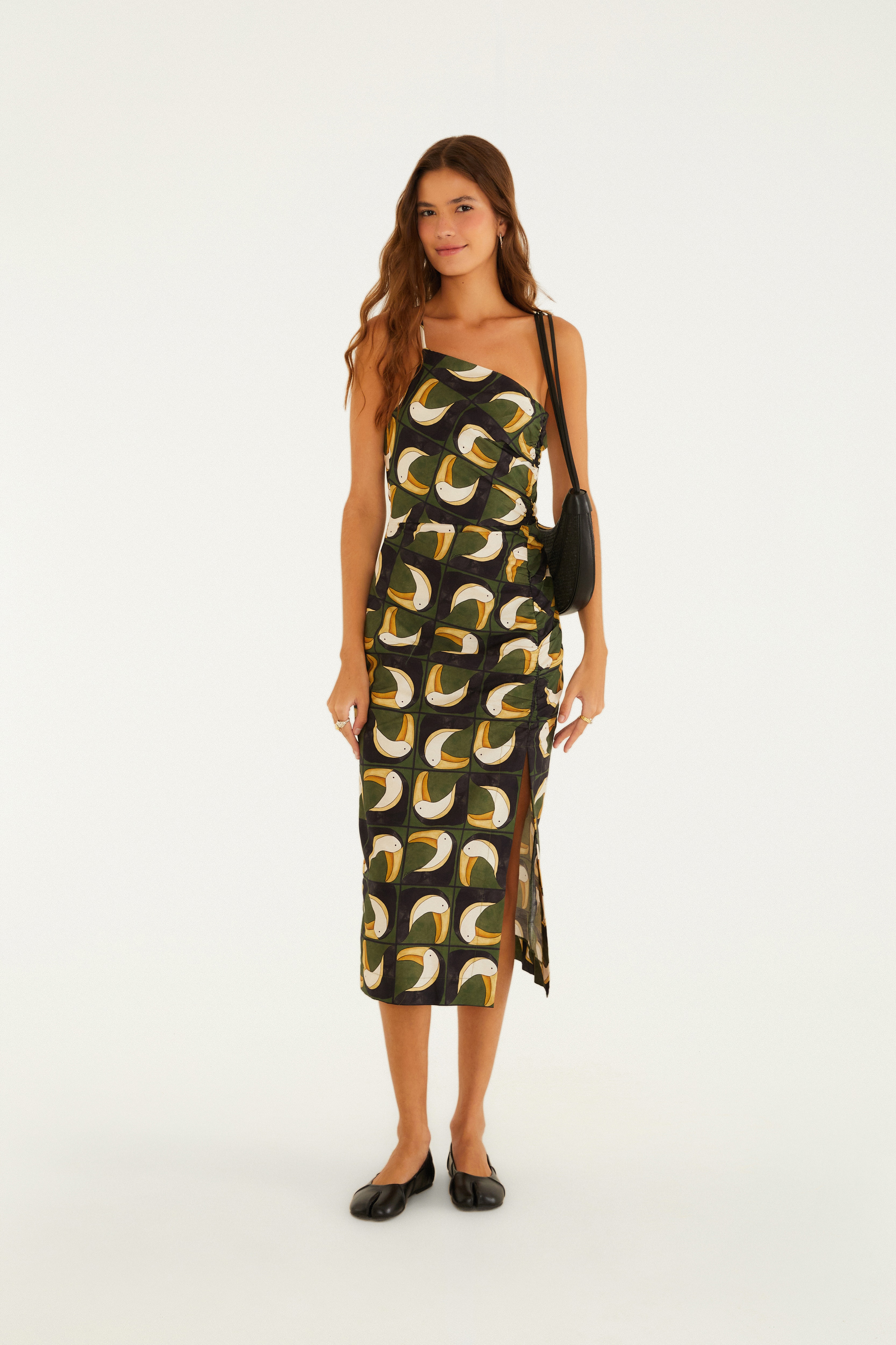 Vestido Estampado Tuca Tropical