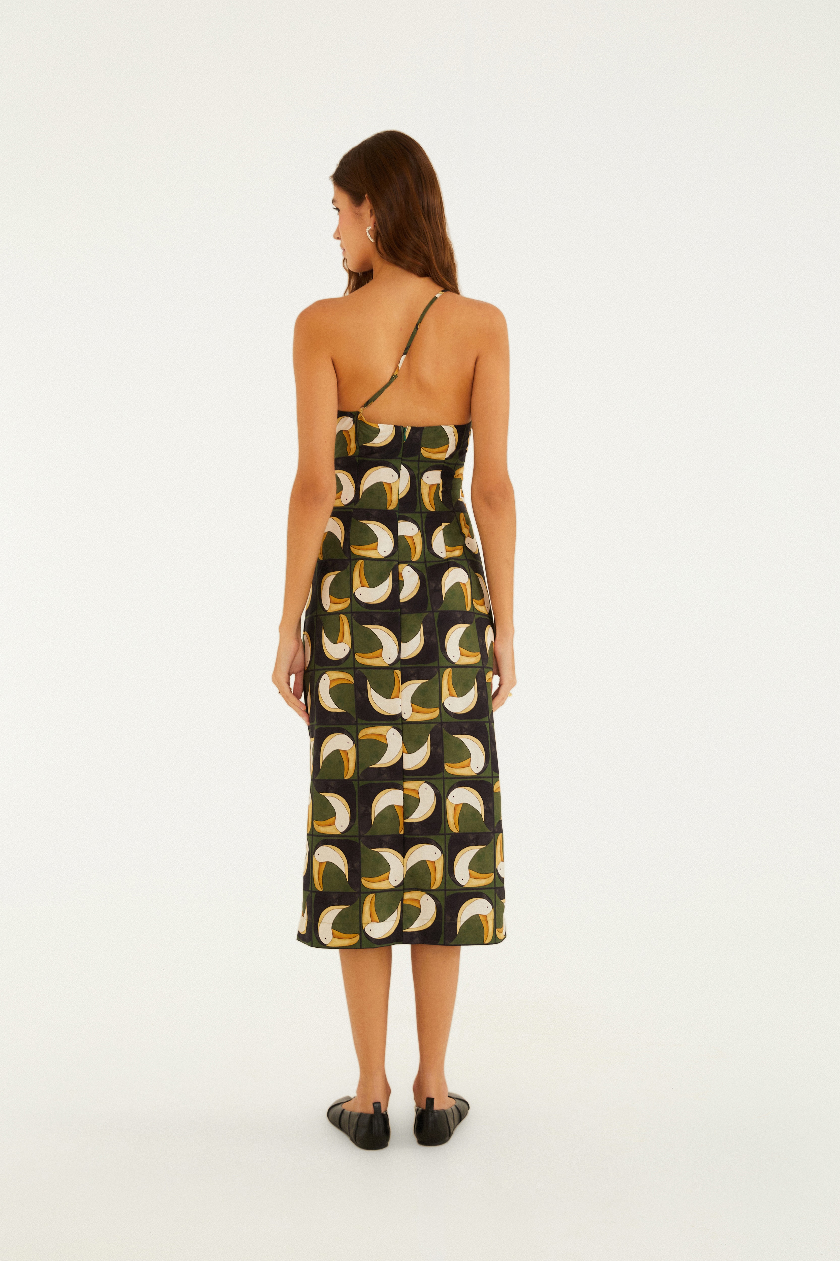 Vestido Estampado Tuca Tropical