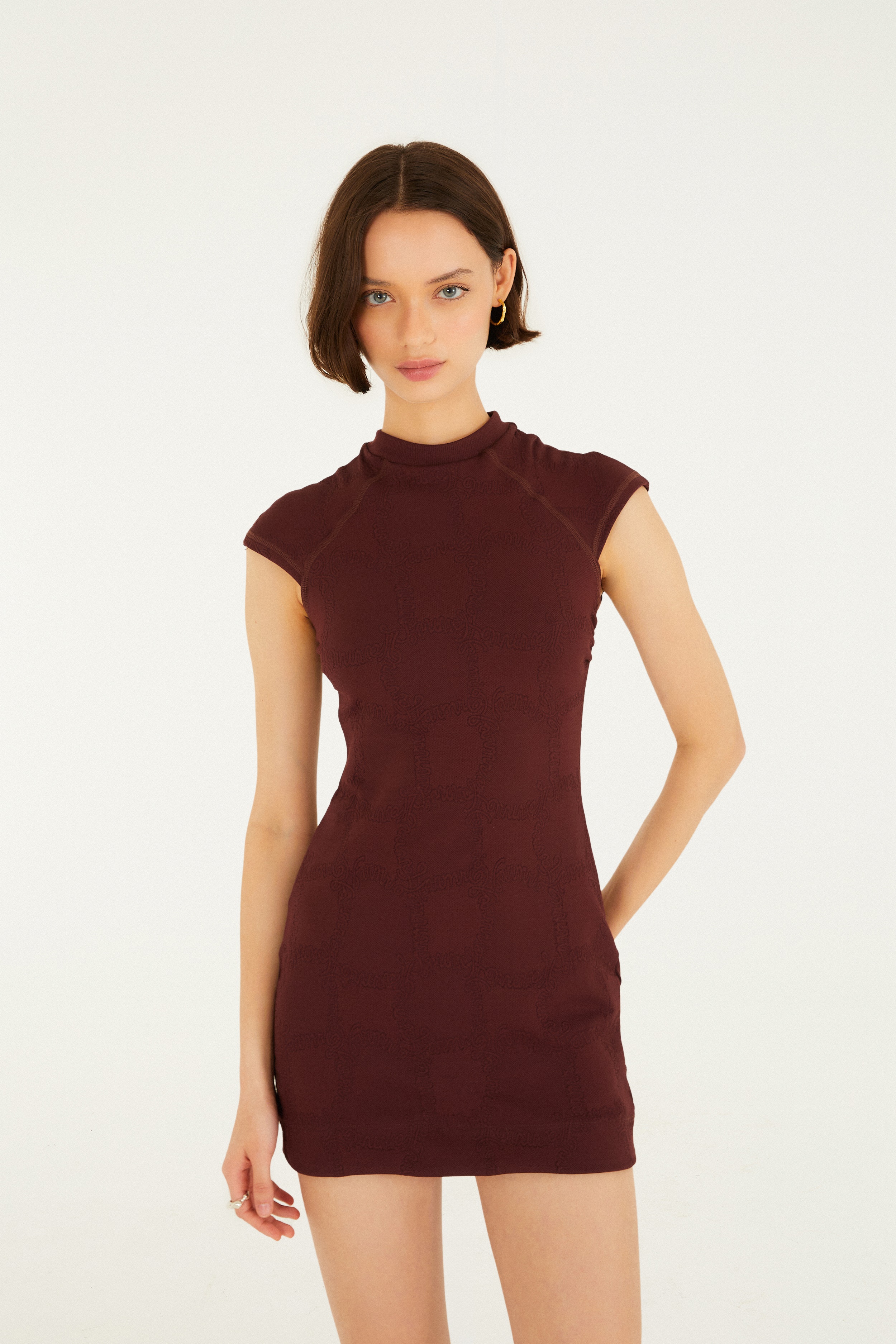 Vestido Curto Textura Ritmo Carioca