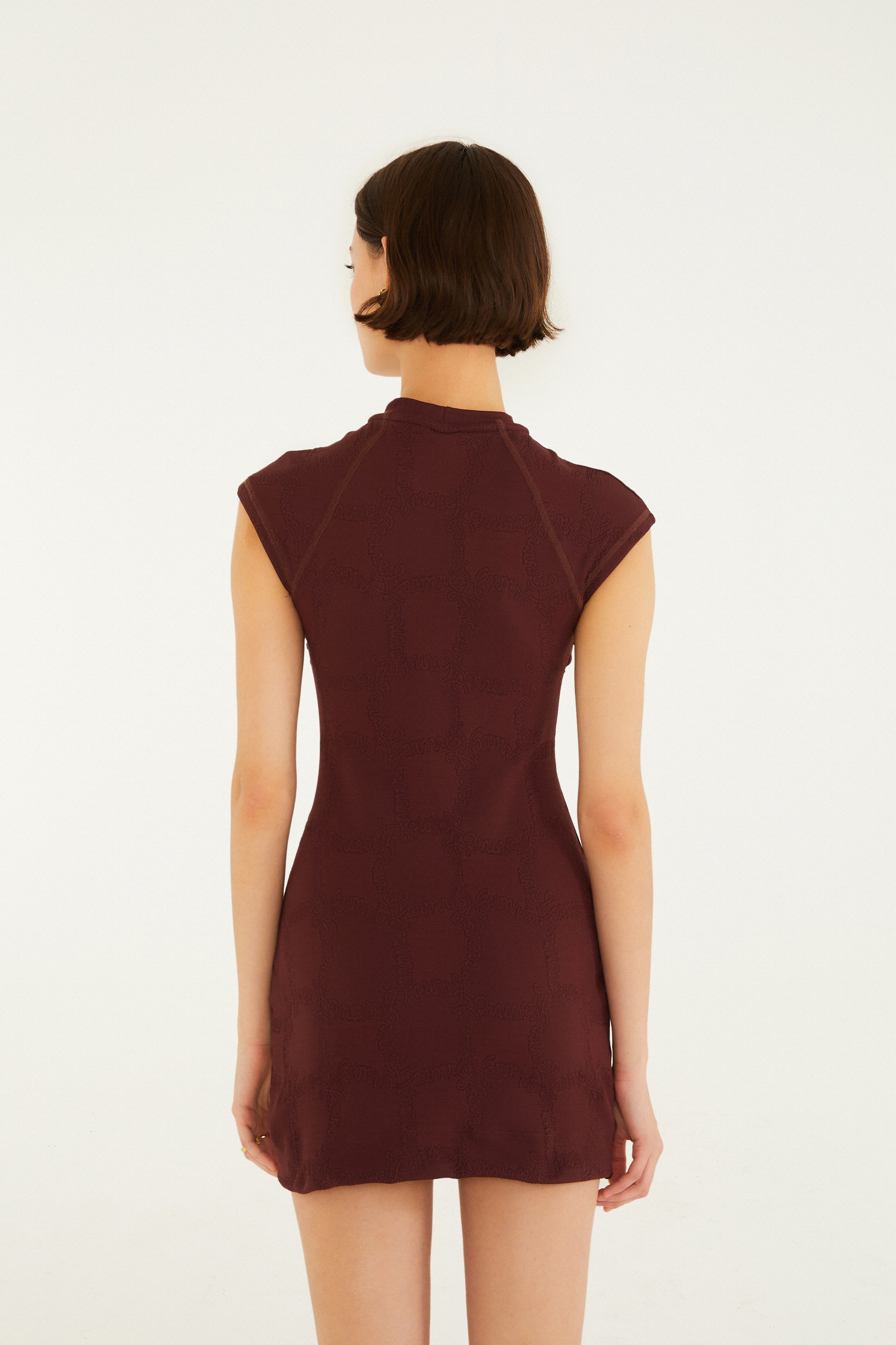 Vestido Curto Textura Ritmo Carioca