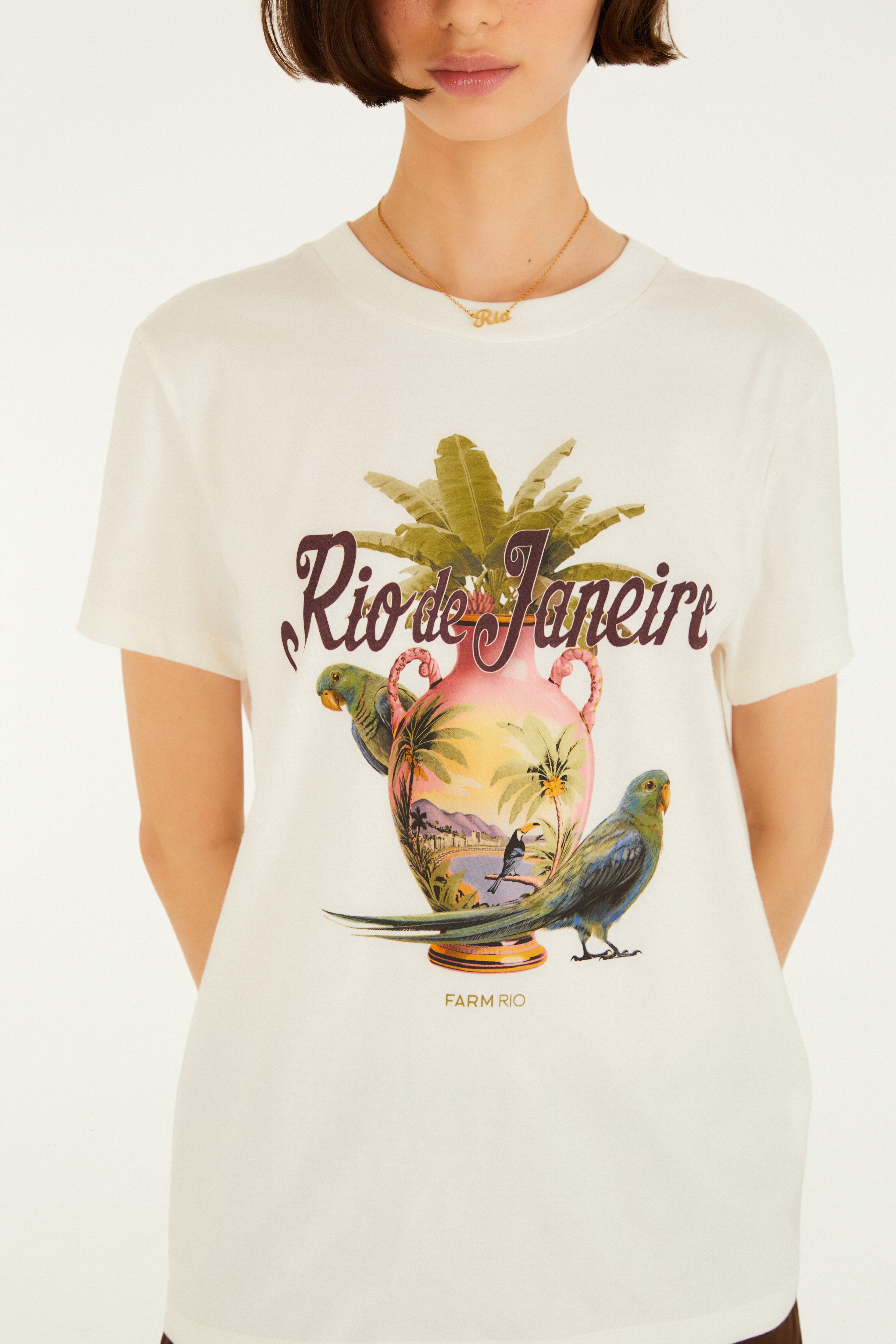 T-Shirt Fit Vaso Do Rio