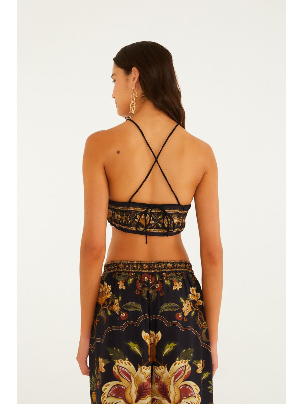 Farm — Top Estampado Jardim Majestoso