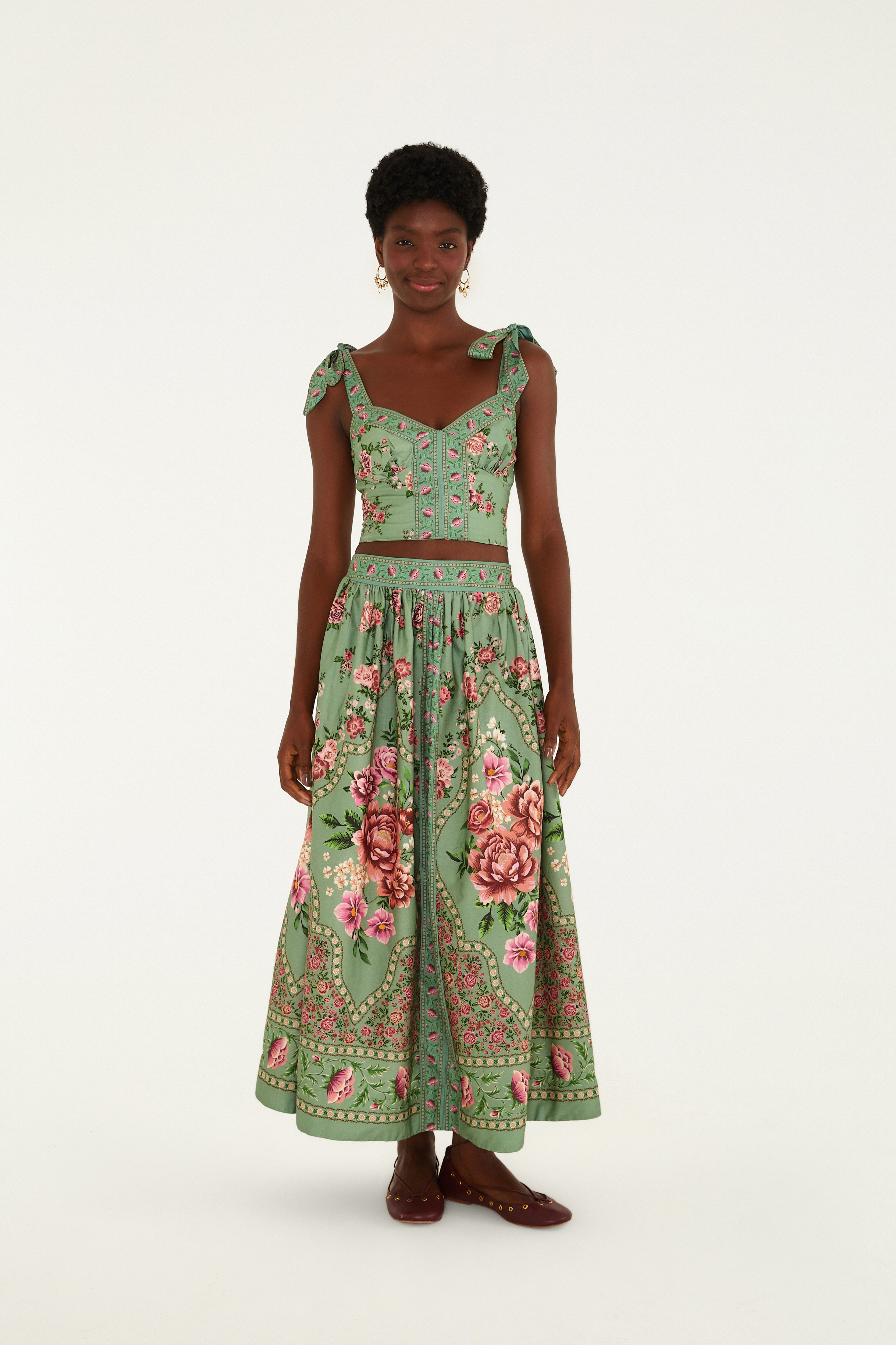 Saia Estampada Romance