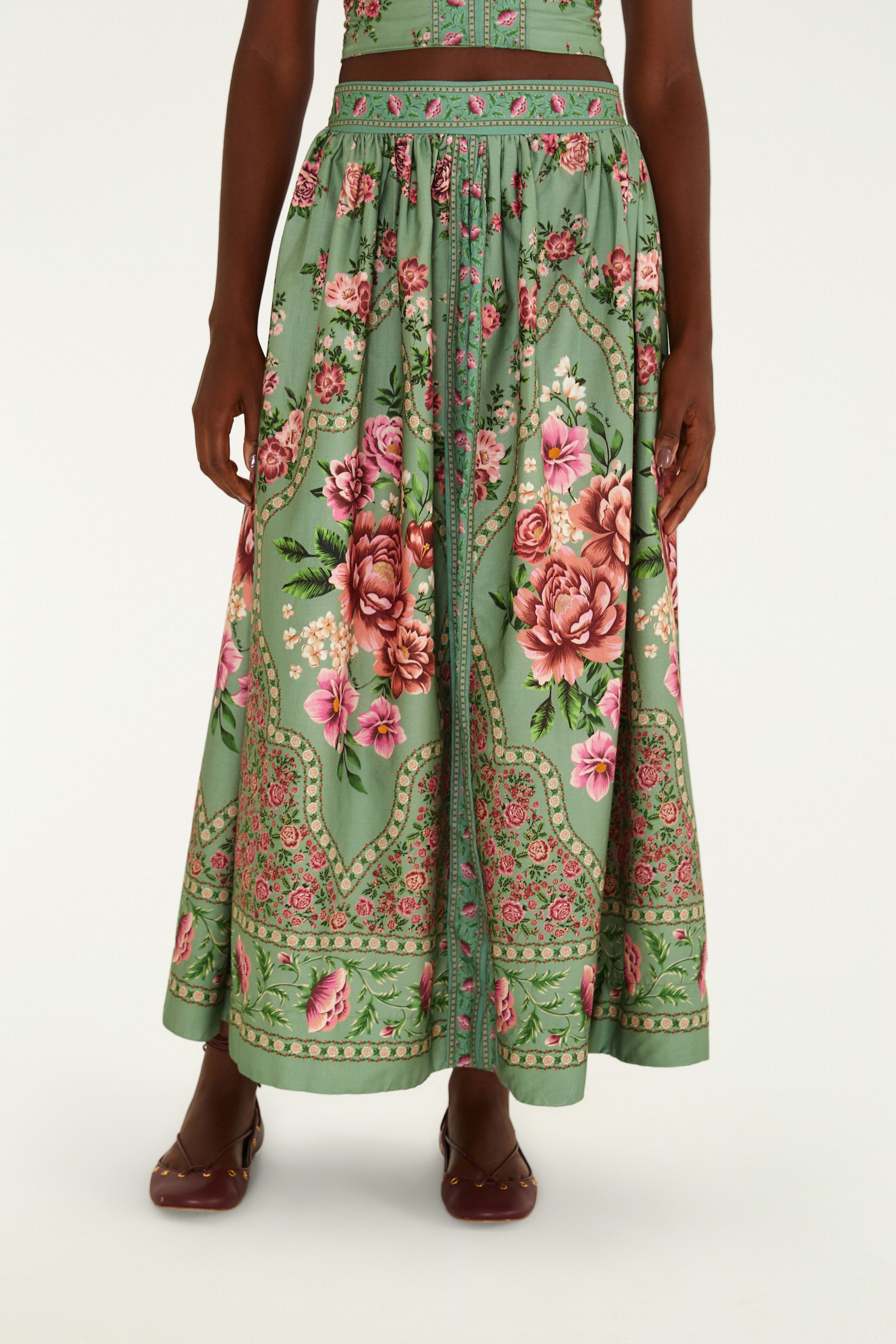 Saia Estampada Romance