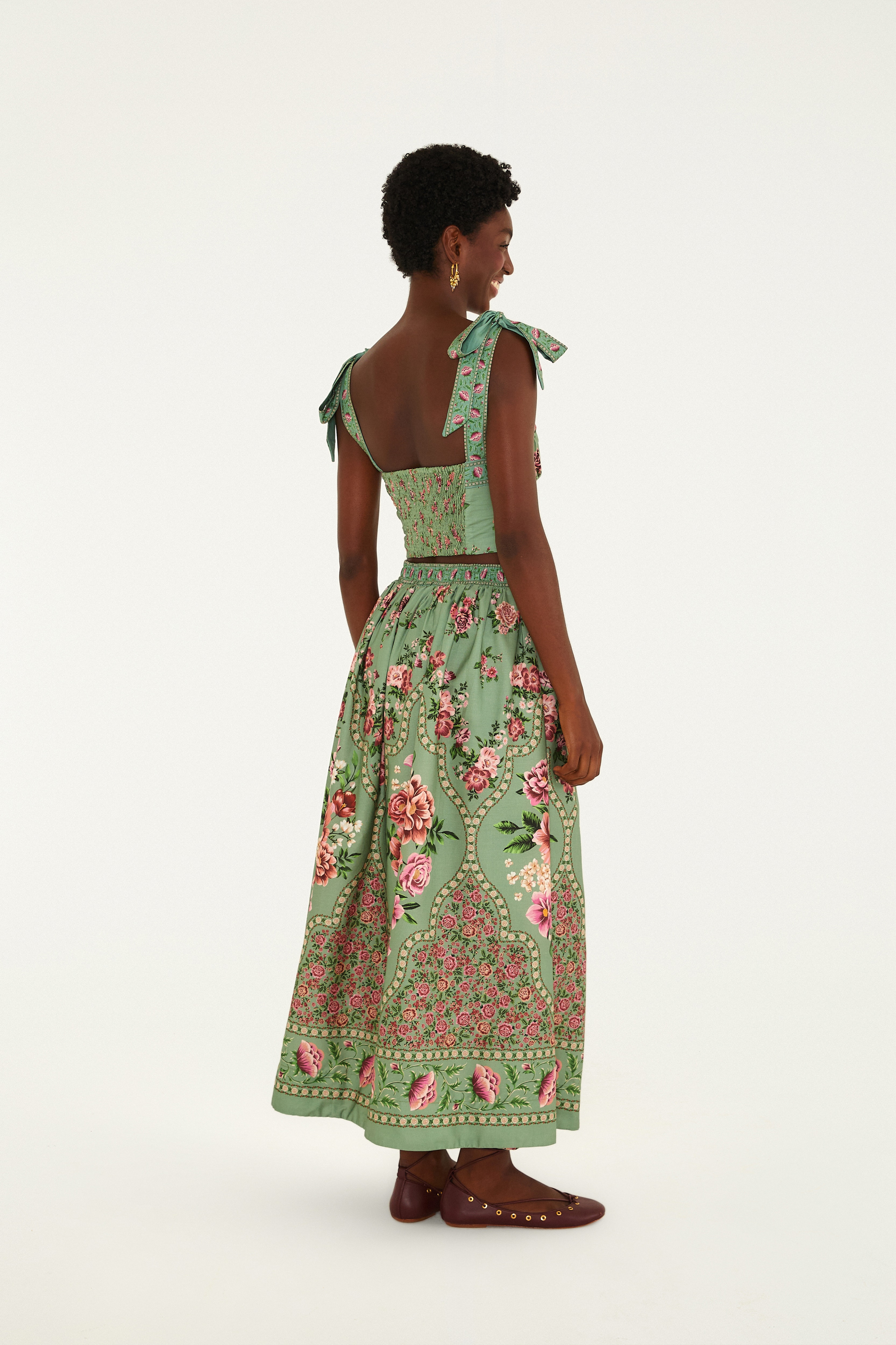 Saia Estampada Romance