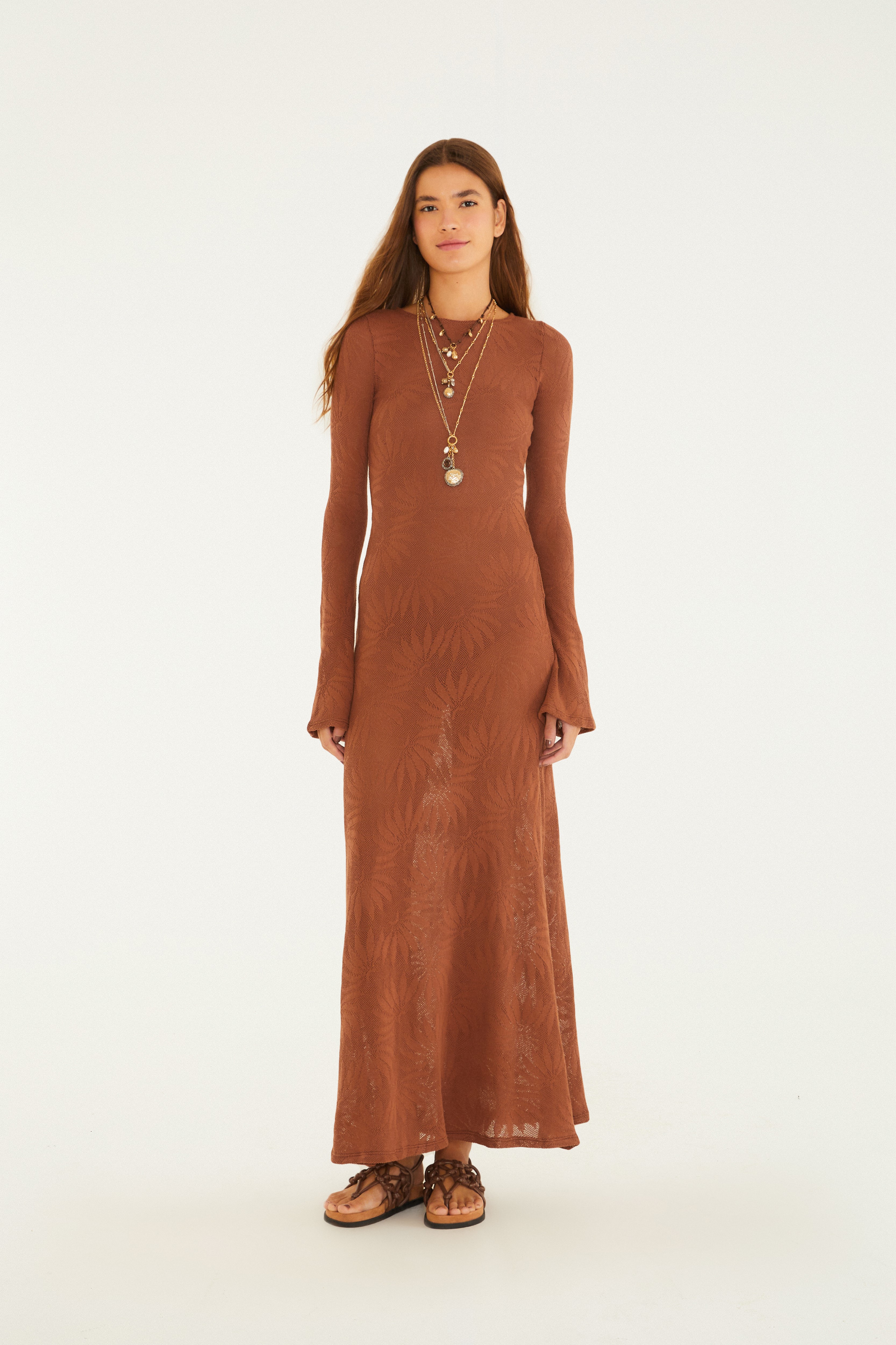 Vestido Longo Tricot