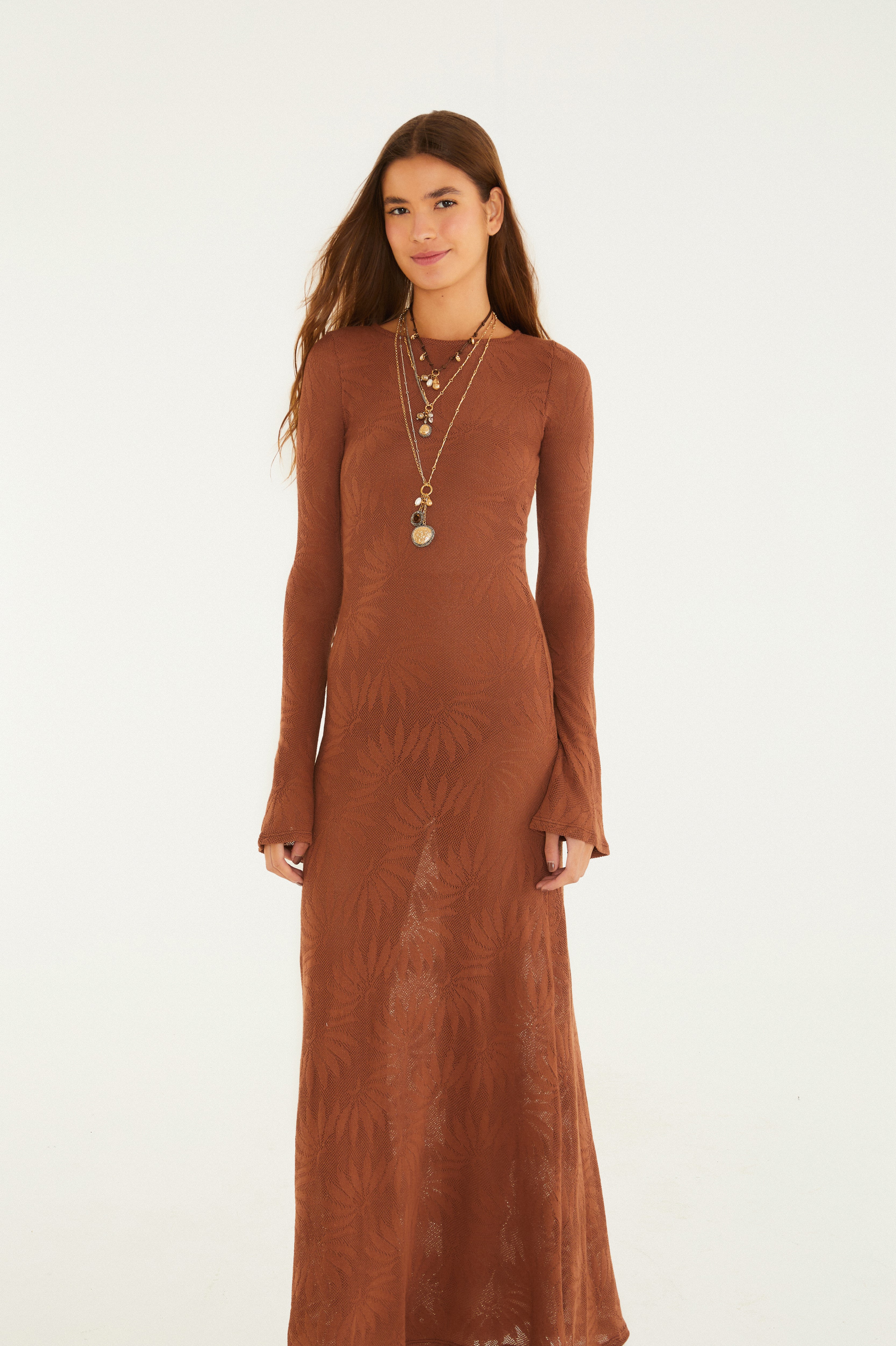 Vestido Longo Tricot