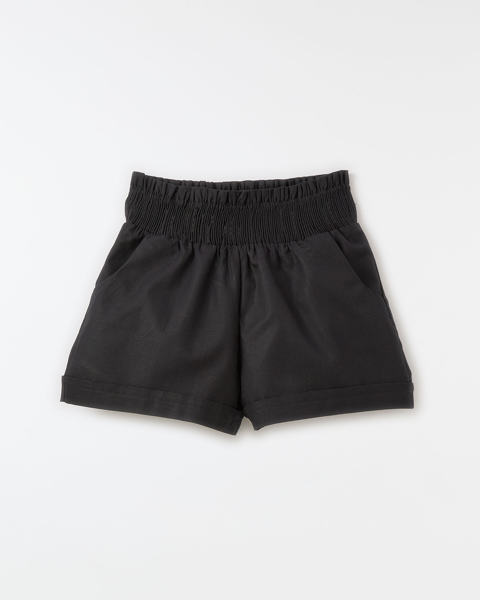 Short Lastex Preto