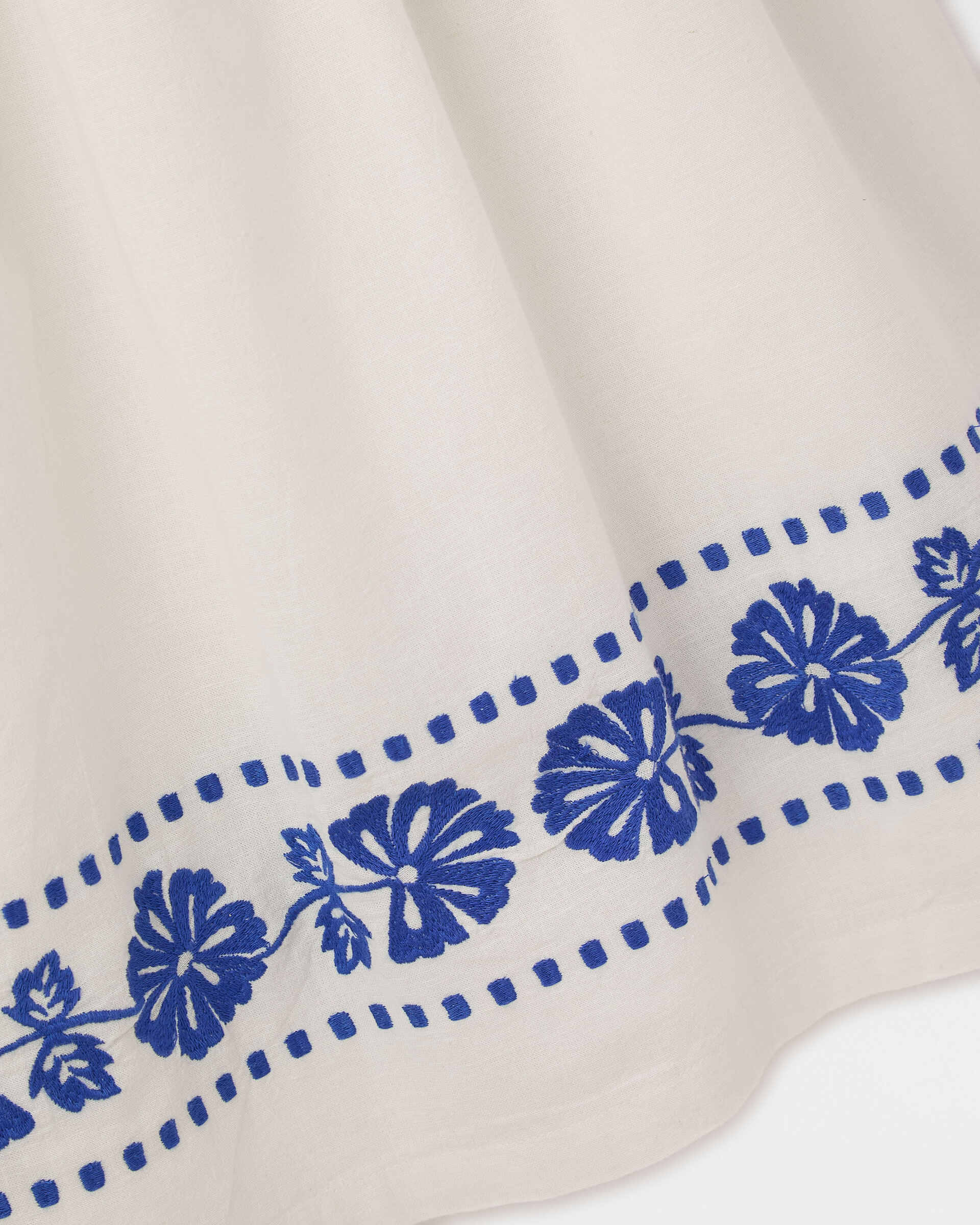 Vestido Bordado Floral Beleza Ml