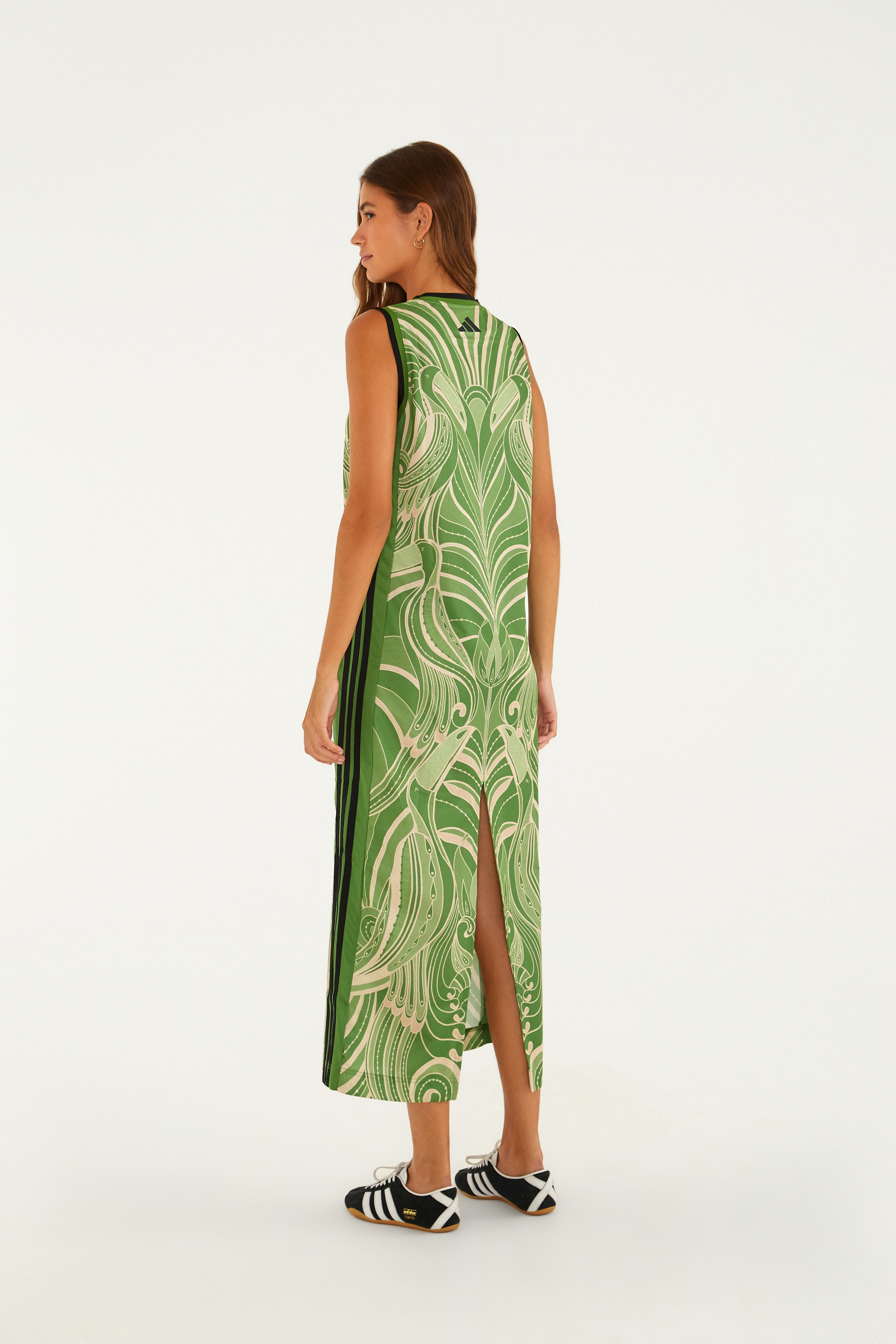 Vestido Adidas Premium Nature Lace Green