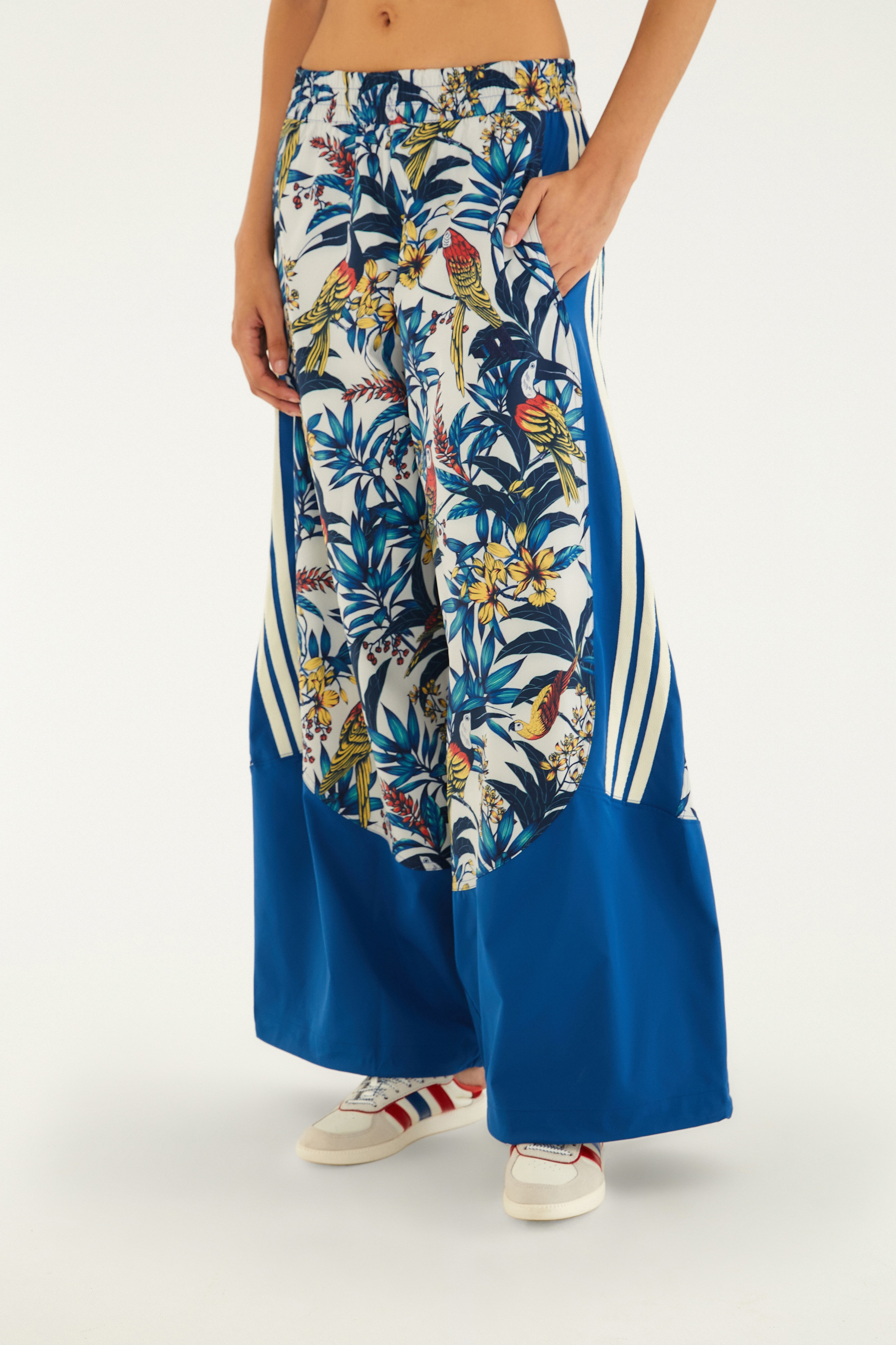 Calça Adidas Birds Paradise Blue