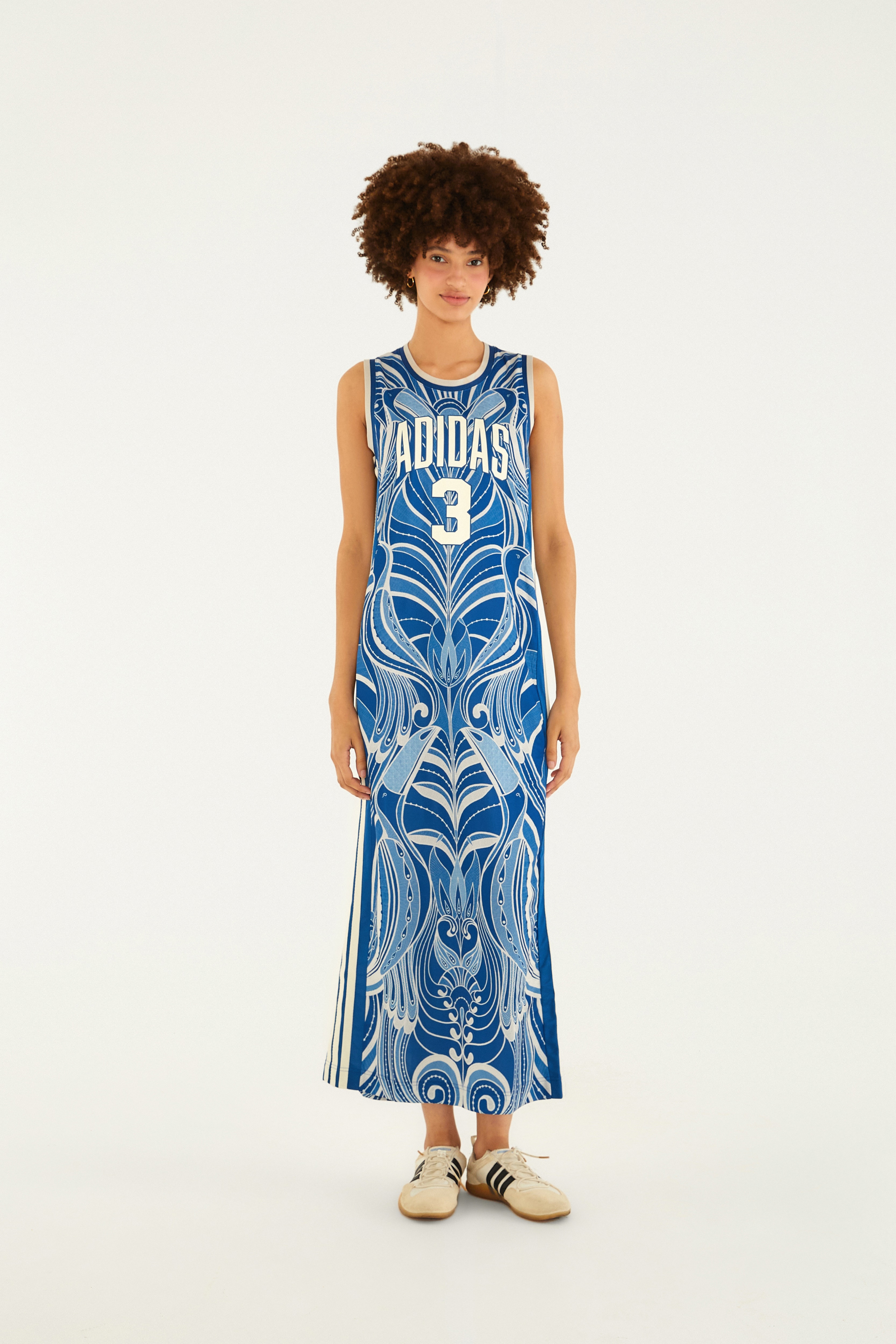 Vestido Adidas Premium Nature Lace Blue