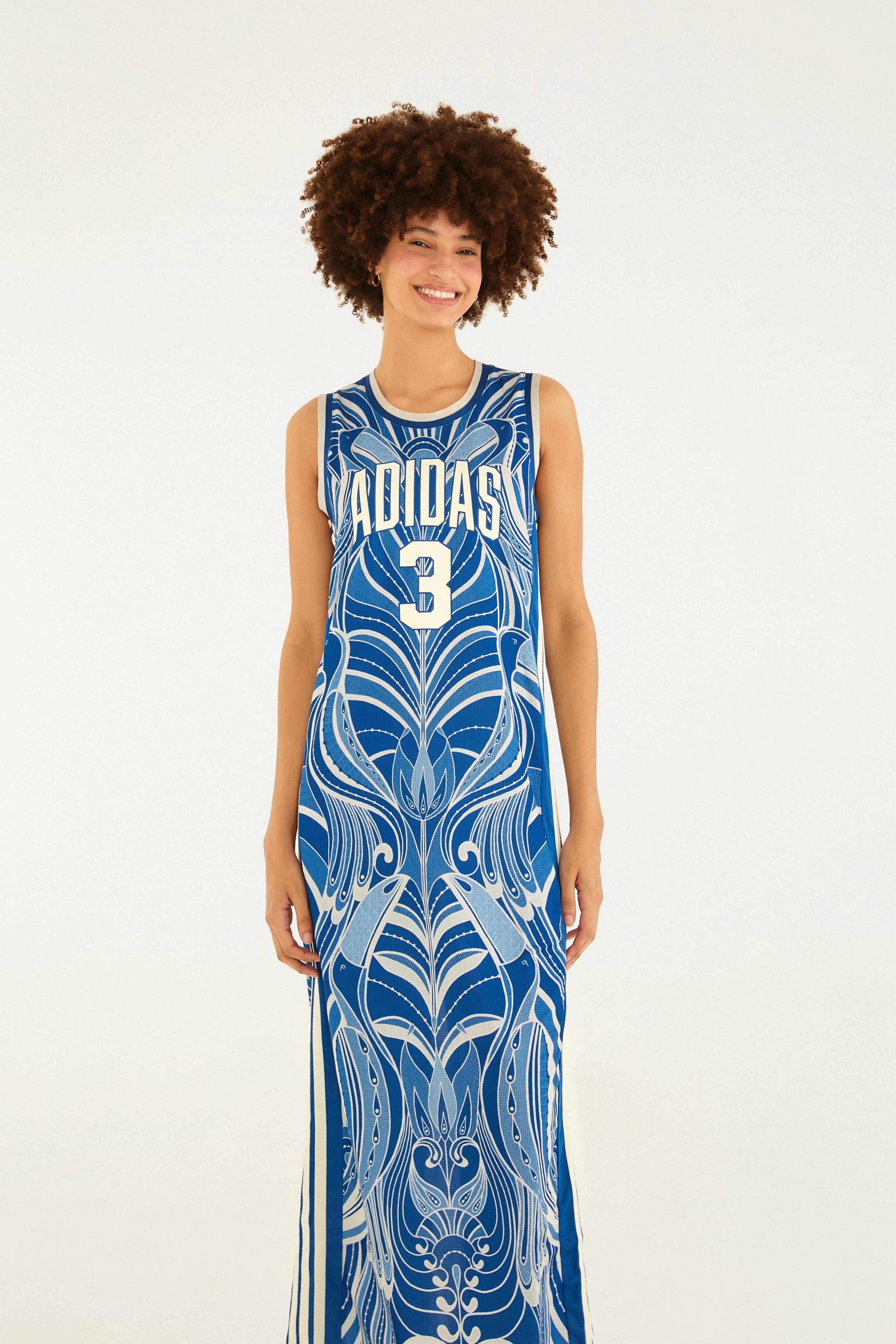 Vestido Adidas Premium Nature Lace Blue