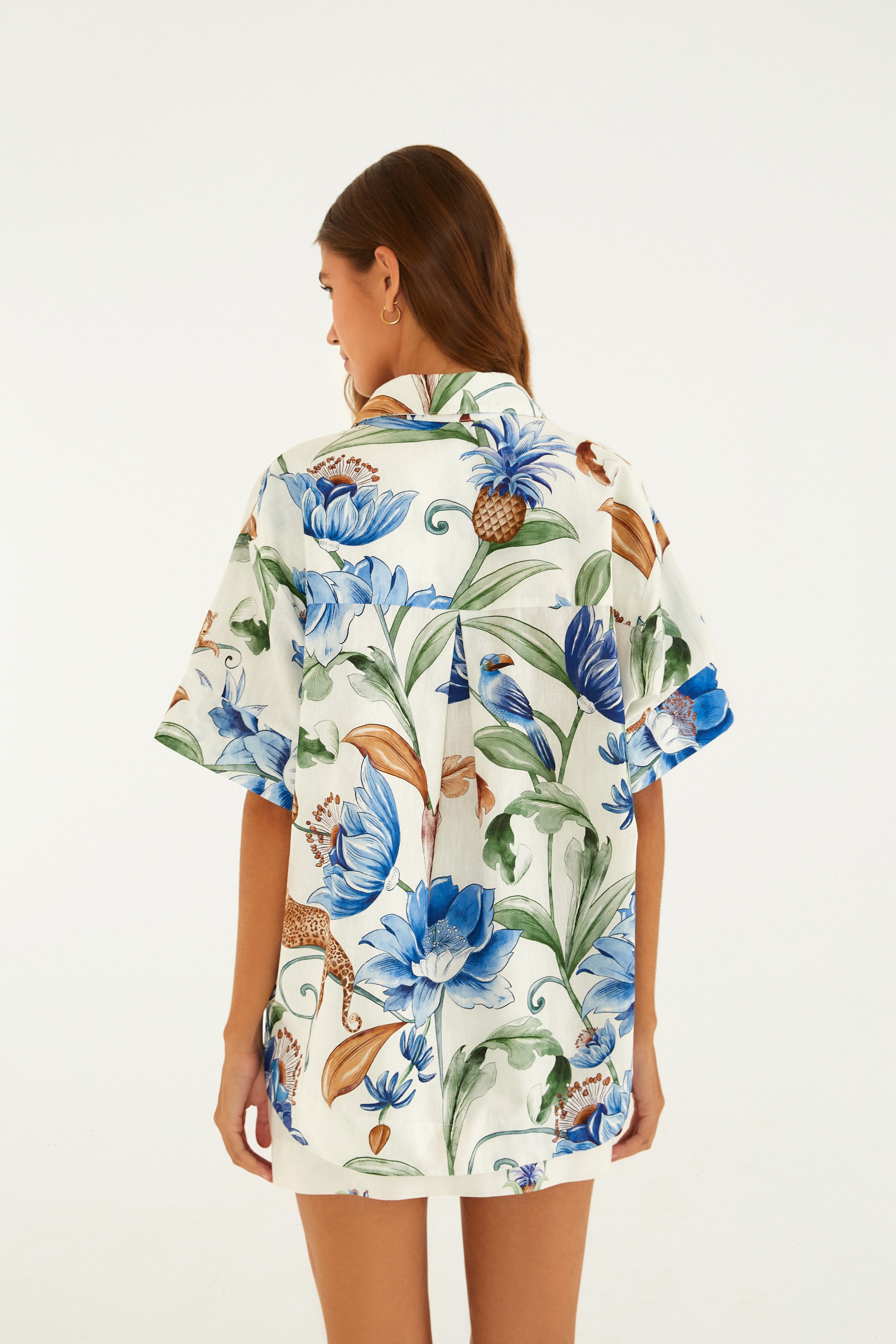 Camisa Estampada Floral Elsa