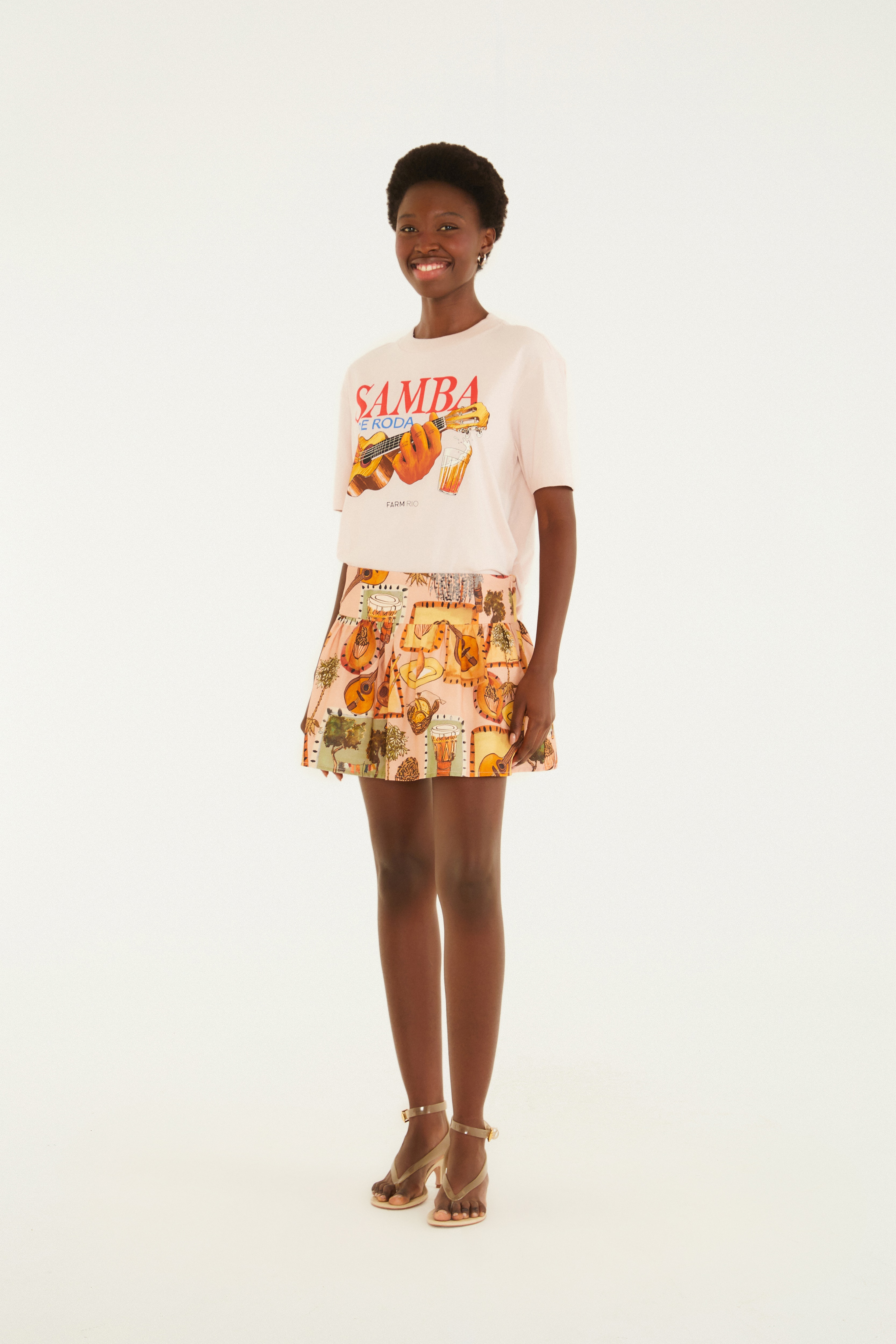 T-Shirt Media Samba De Roda