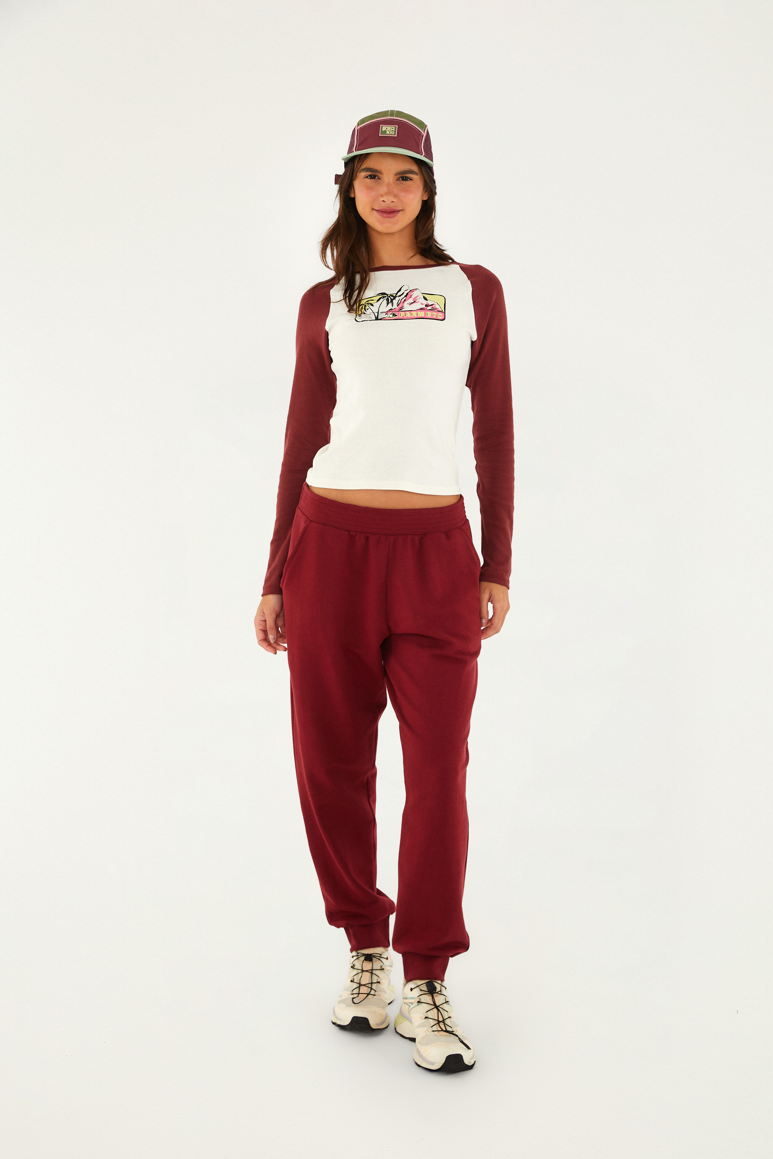 Calça Jogging Bordo