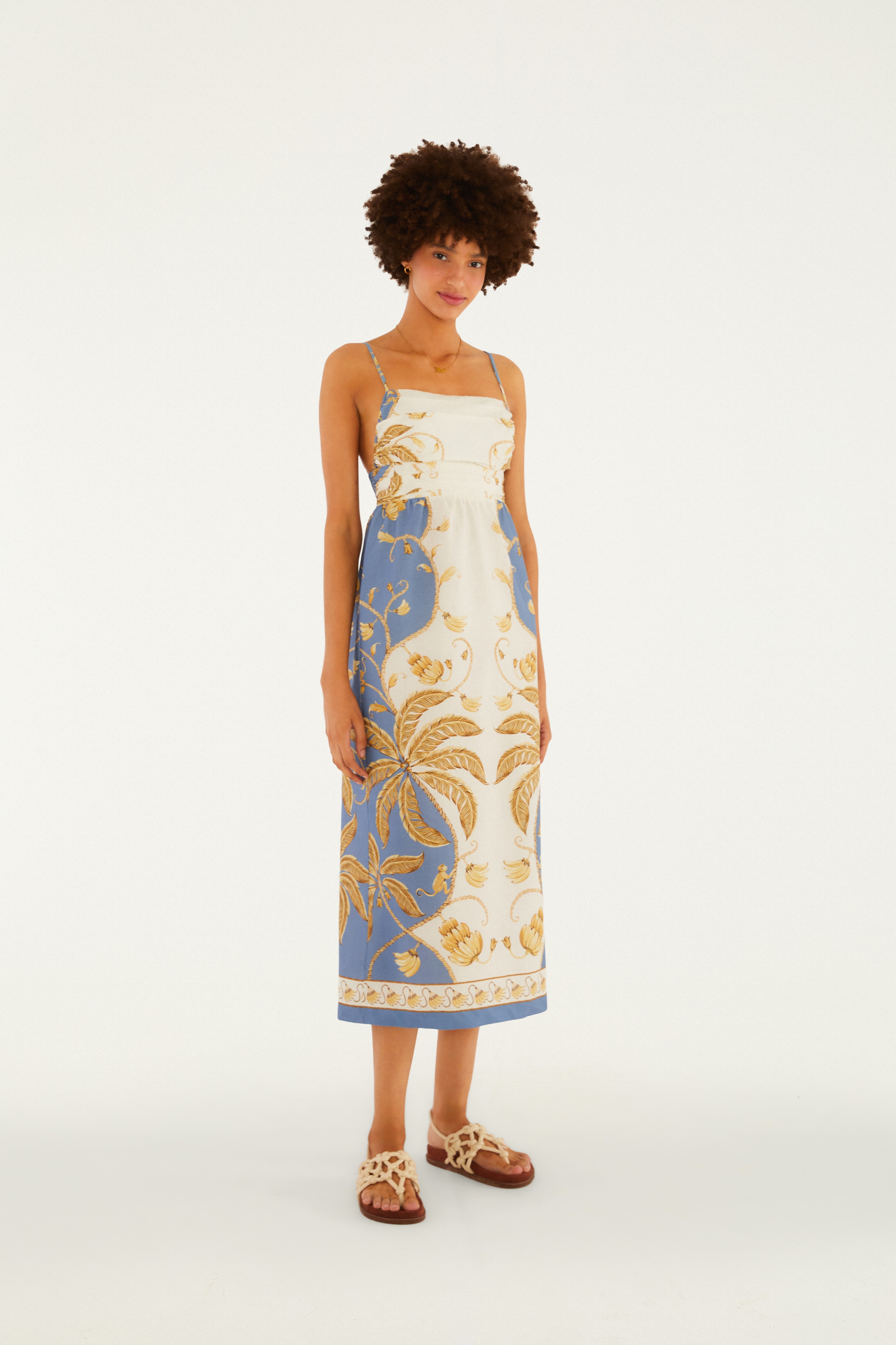 Vestido Estampado Ourinho Tropical