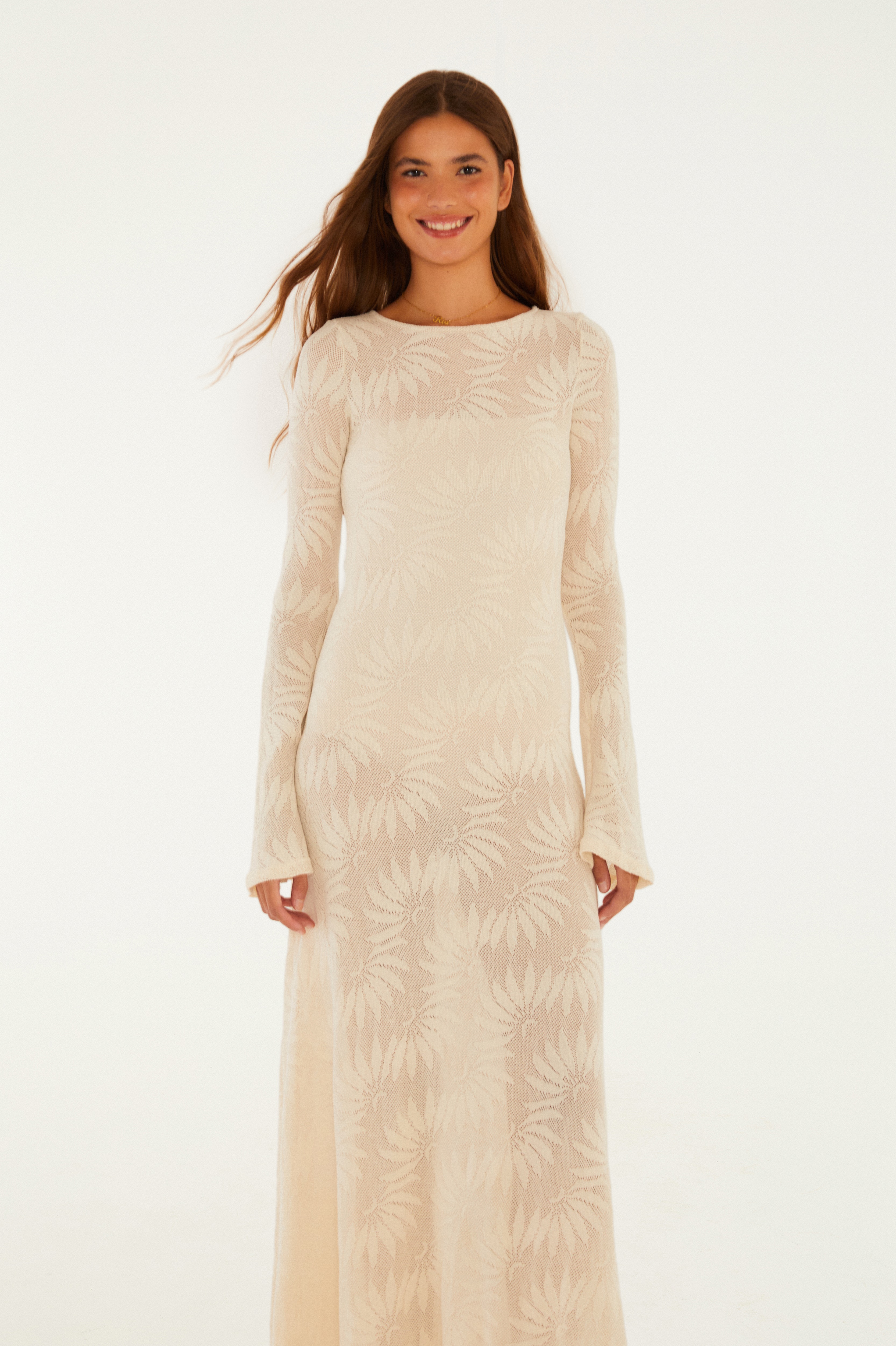 Vestido Longo Tricot