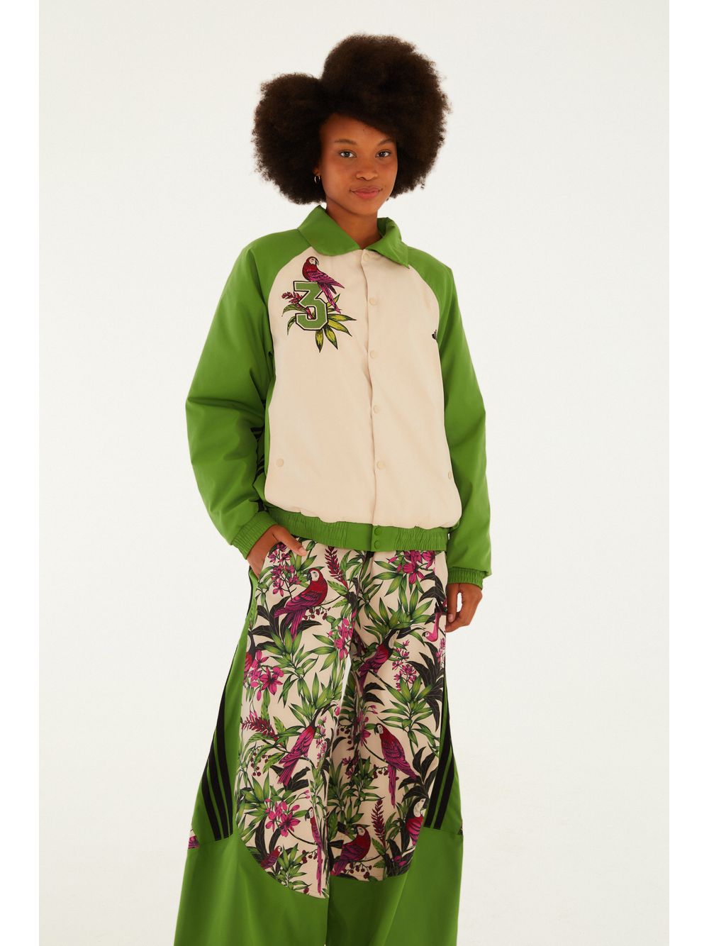 Farm — Calça Adidas Macaws Green