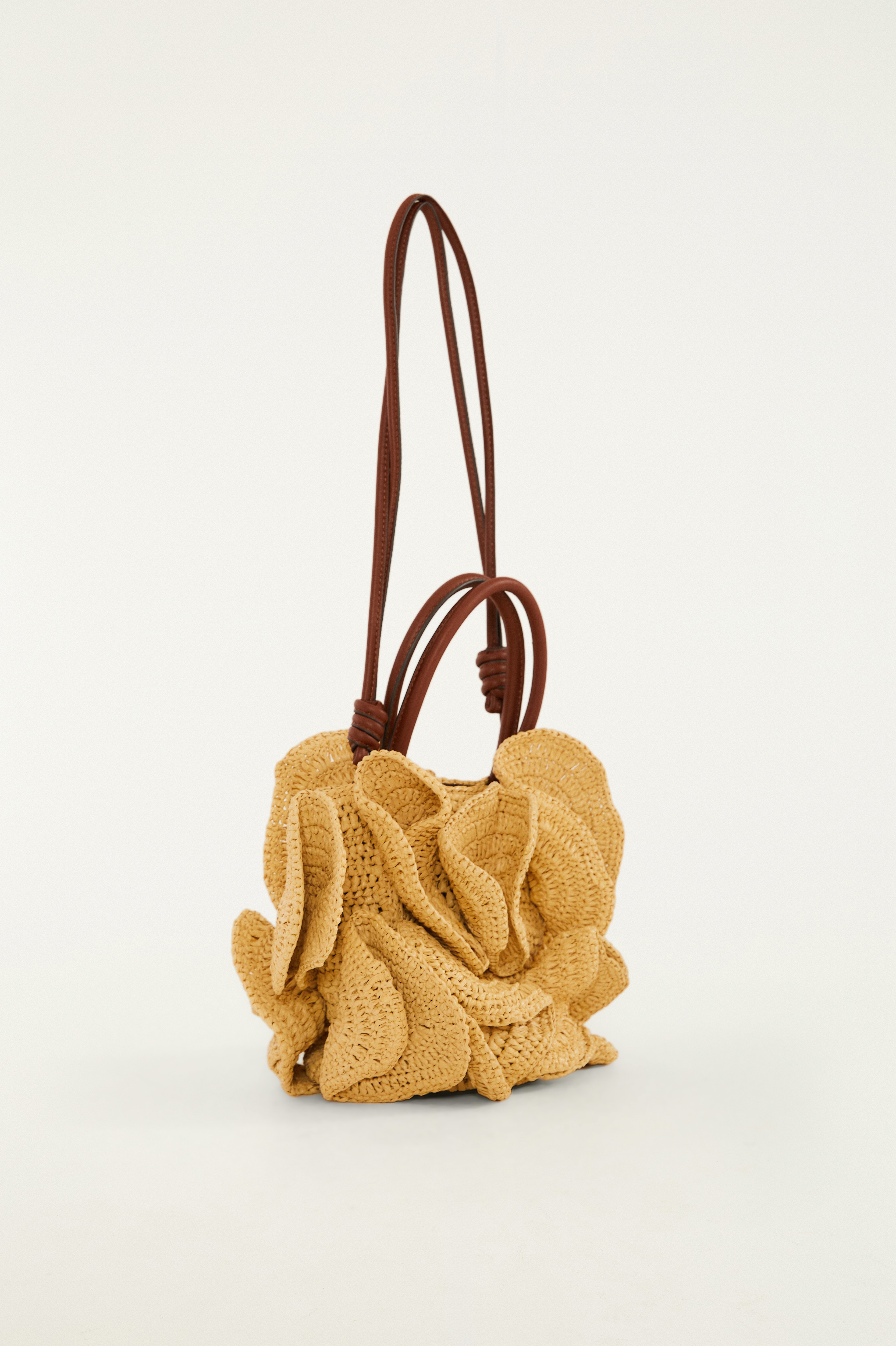 Bolsa Flor Ráfia