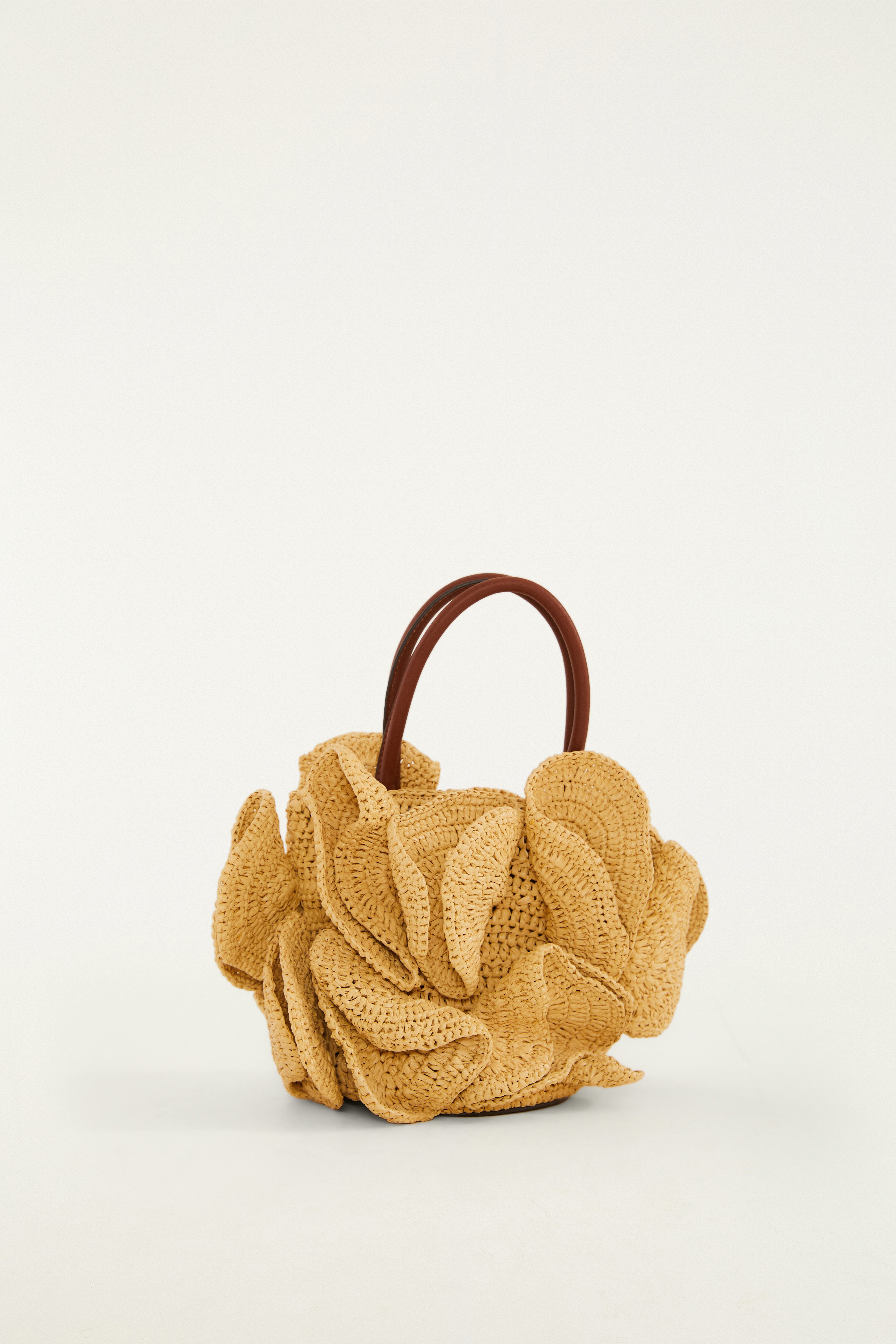 Bolsa Flor Ráfia