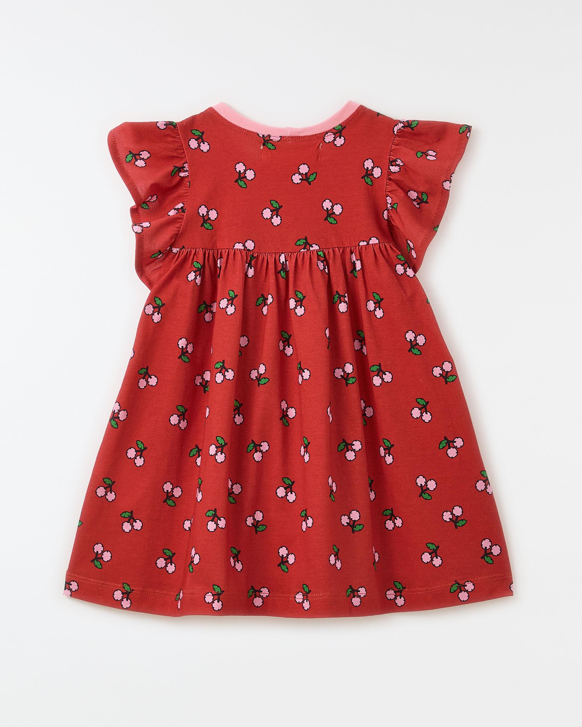Vestido Com Faixa Bebe Malha Cerejeira