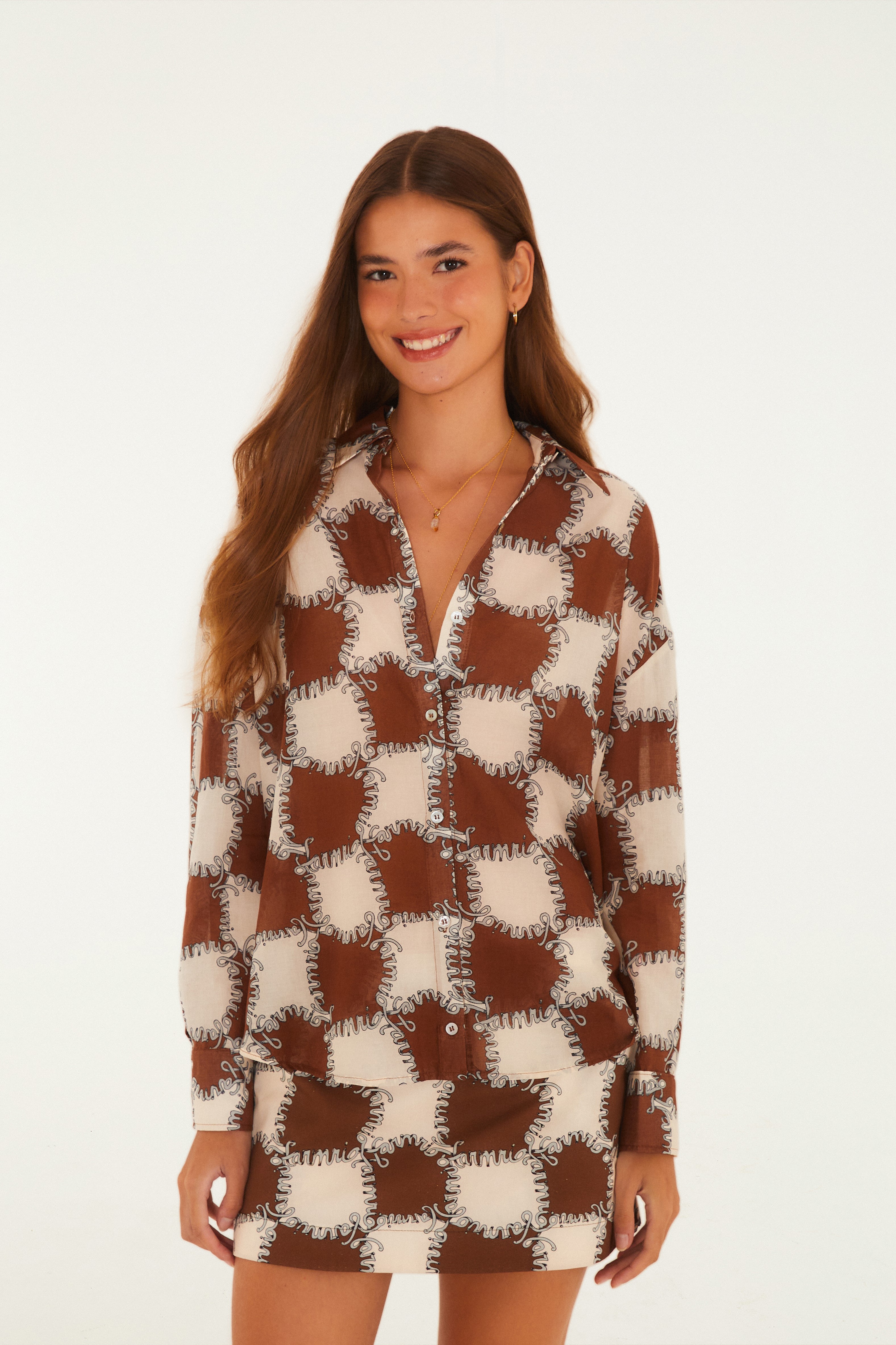 Camisa Estampada Ritmo Carioca