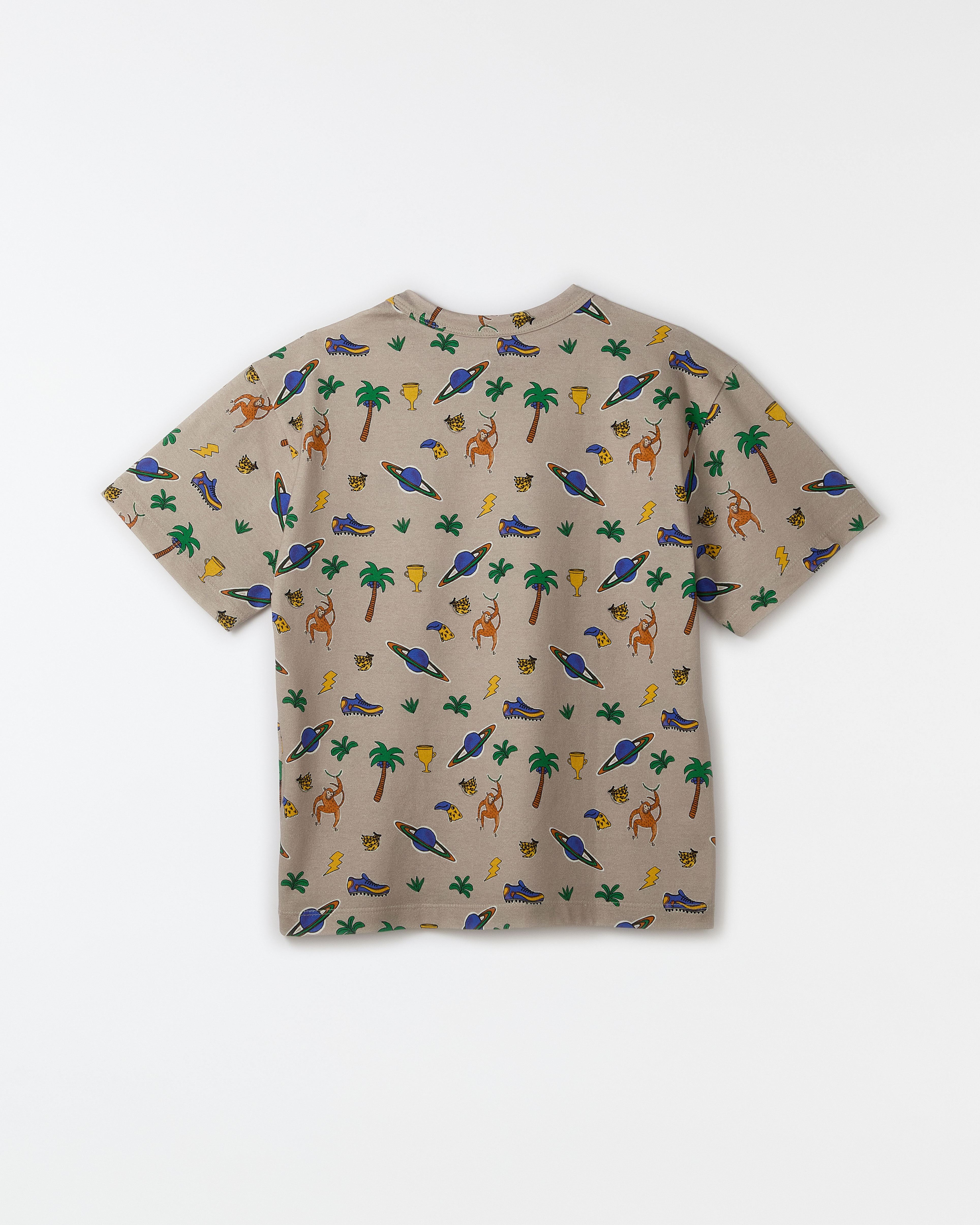 Camiseta Malha Adesivo Tropical