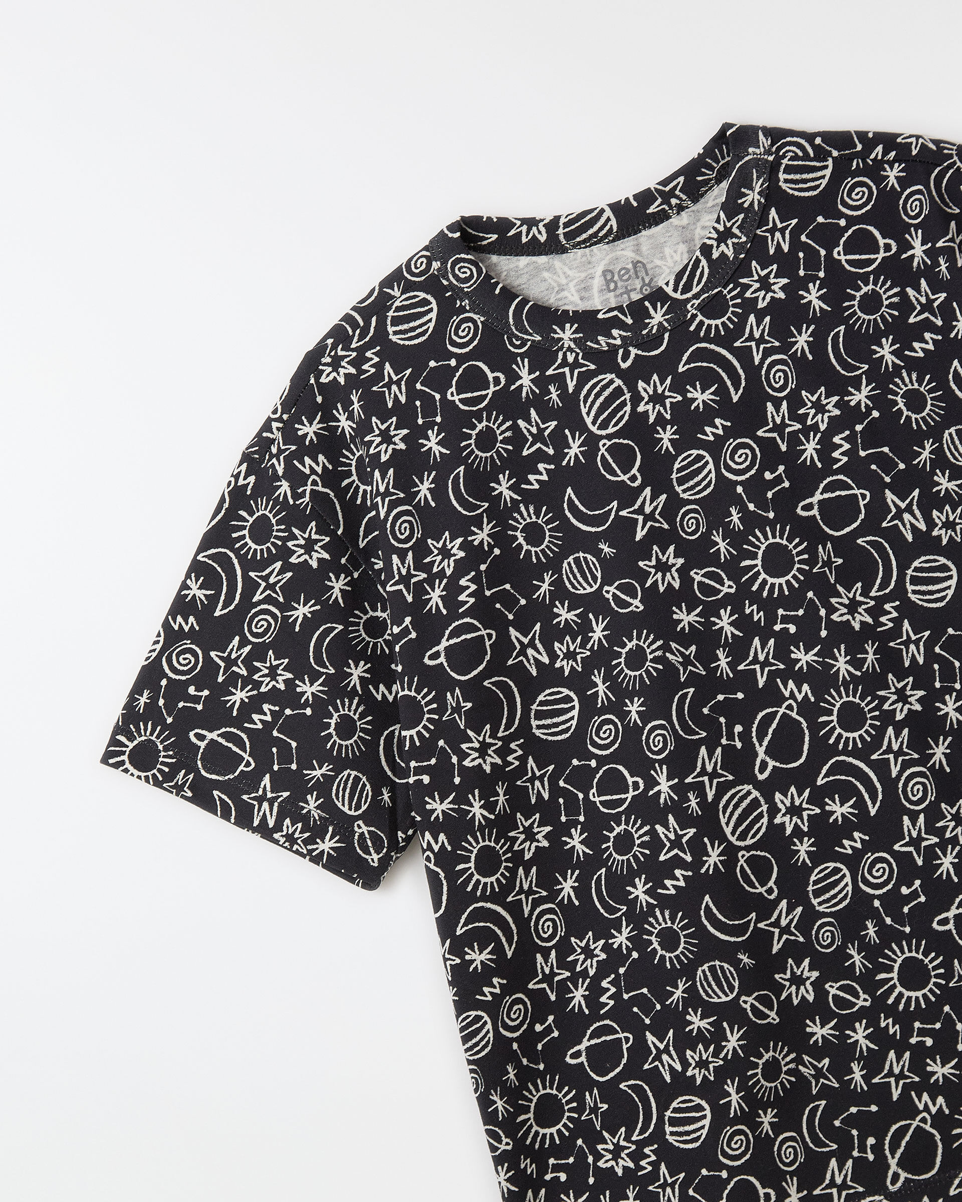 Camiseta Malha Estrelar