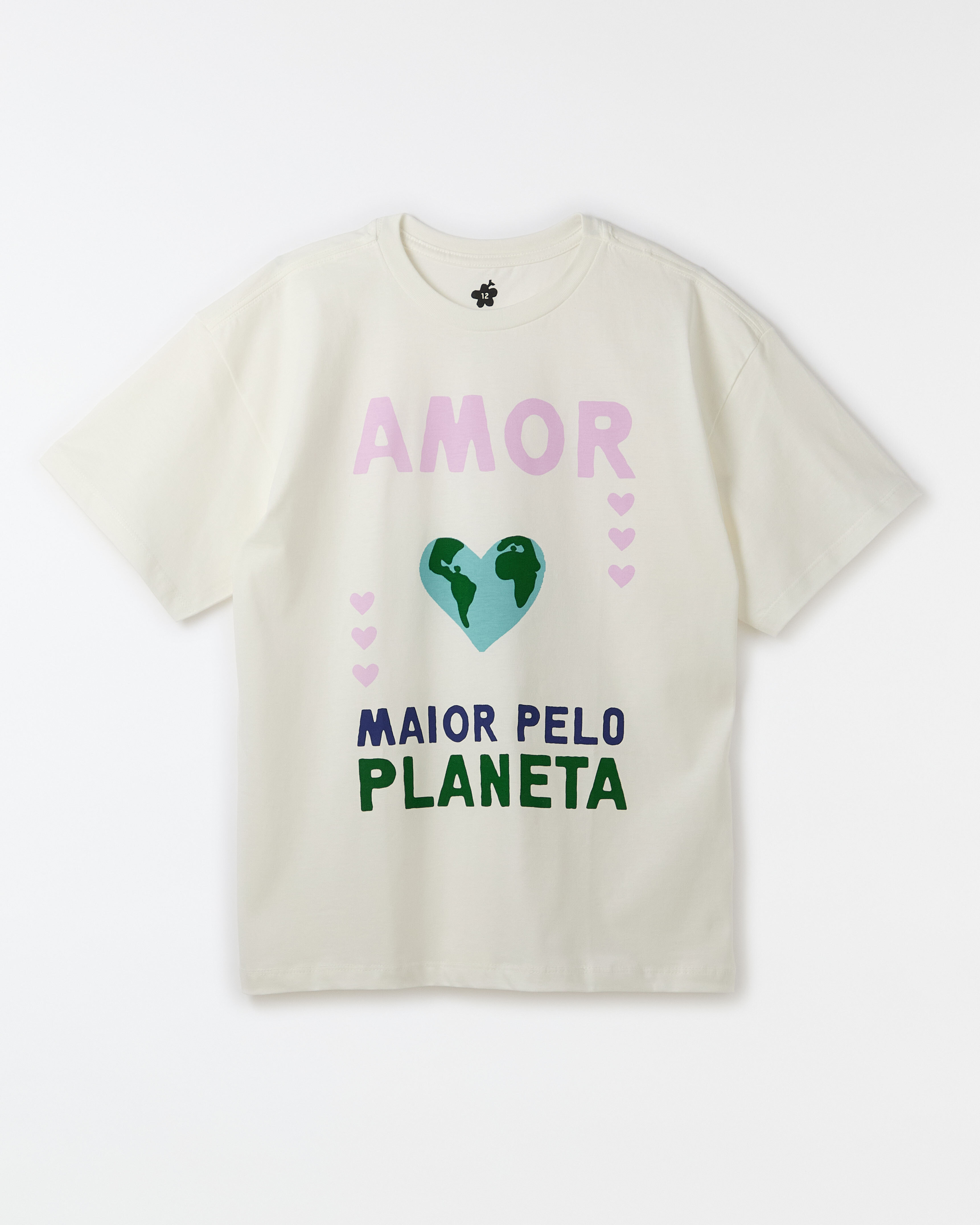 Camiseta Silk Oversized Amor Maior