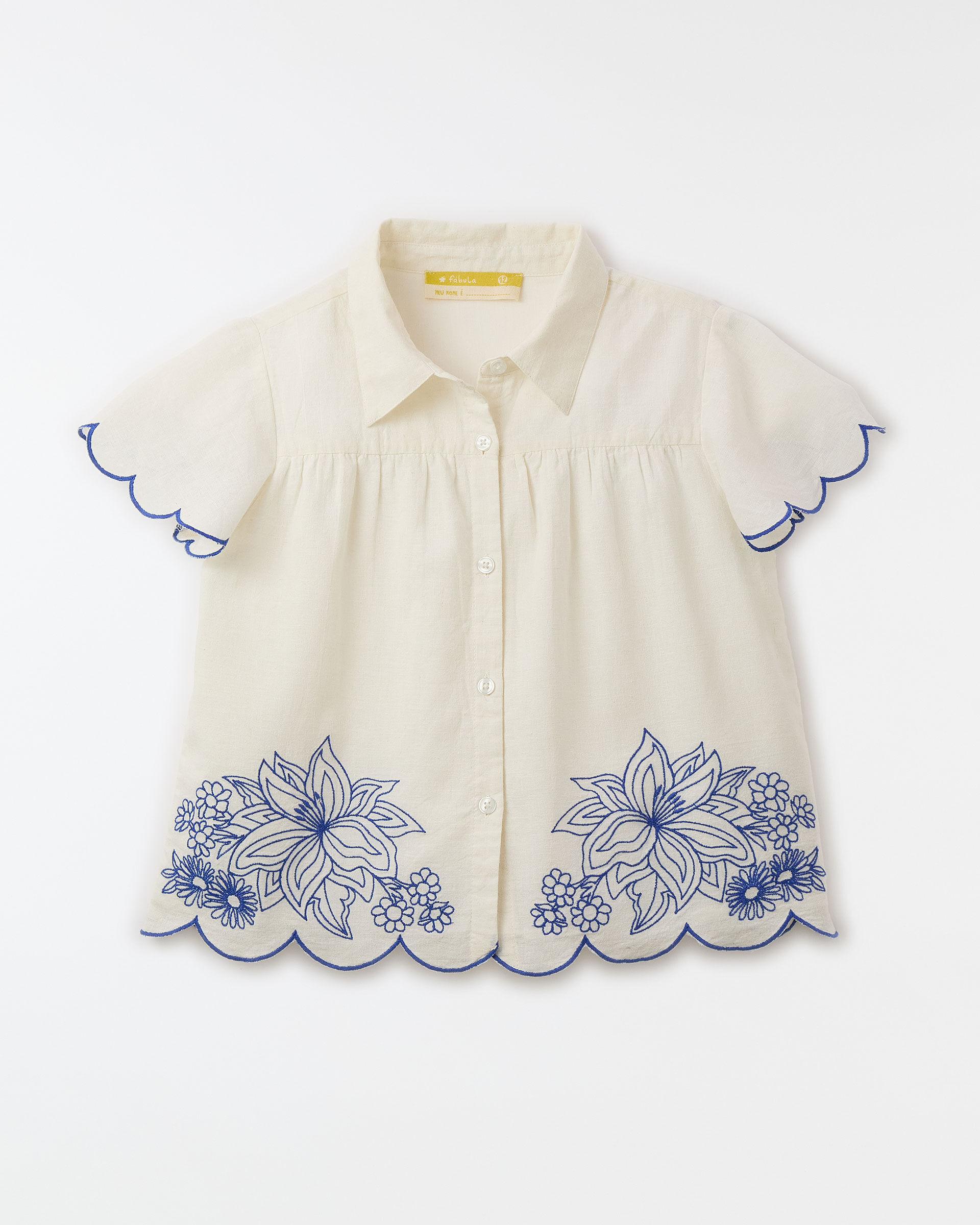 Camisa Bordado Camelia